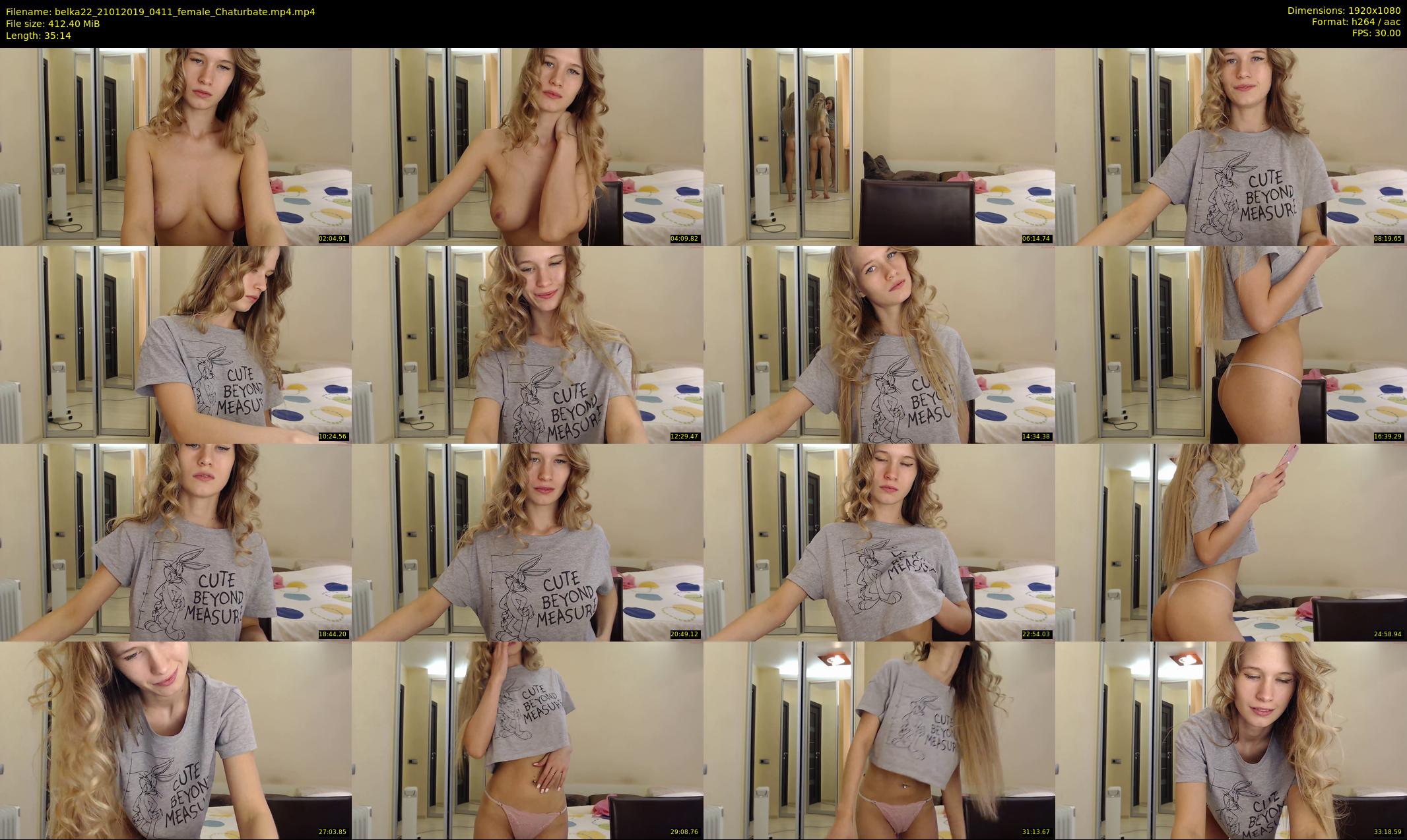 belka22 — 36 minute Chaturbate female cam show recording, 1080p, Jan 21, 2019