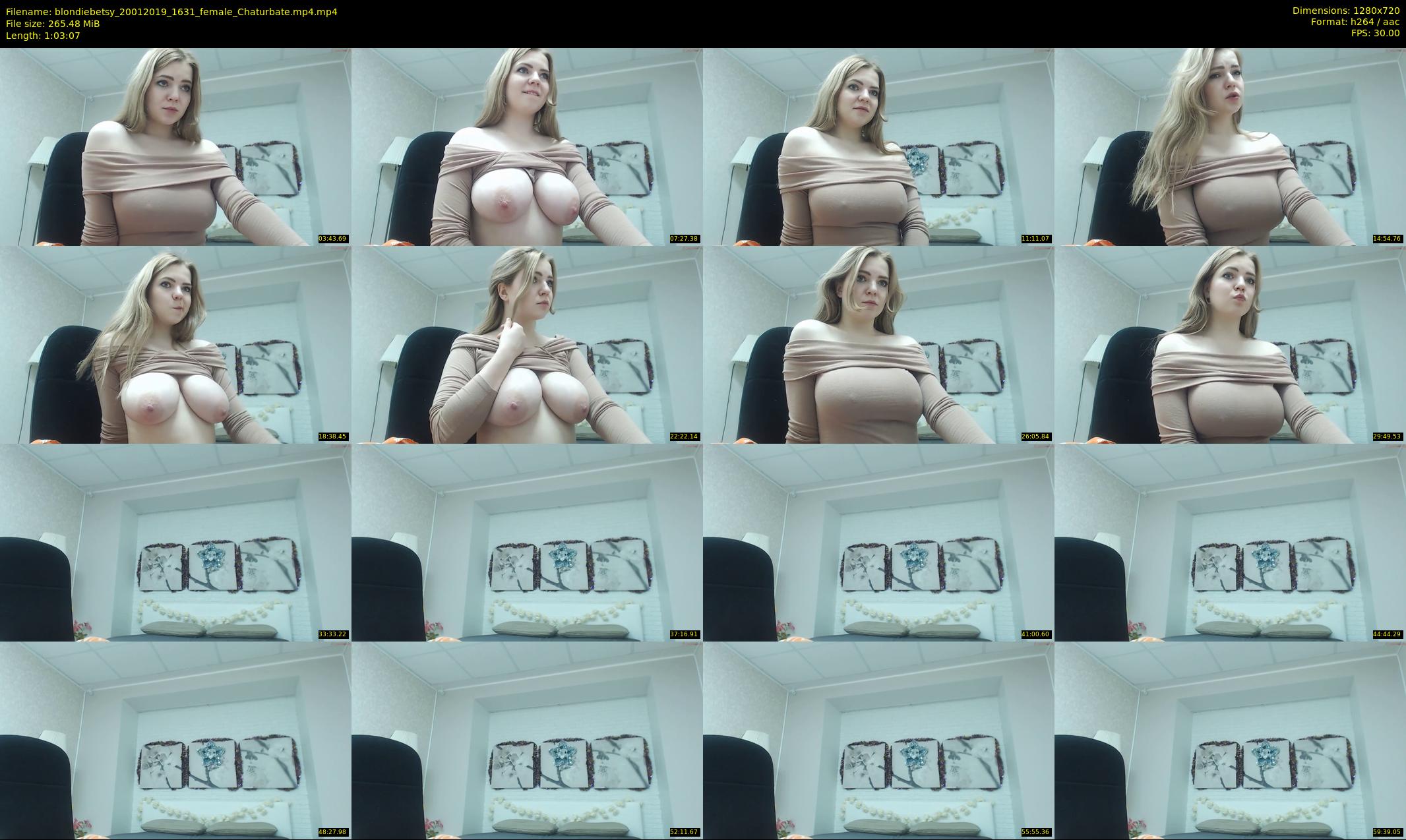 blondiebetsy — 64 minute Chaturbate female cam show recording, 720p, Jan 20, 2019