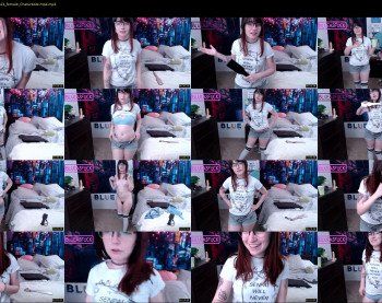 blueasfuck — 56 minute Chaturbate female cam show recording, 1080p, Jan 21, 2019