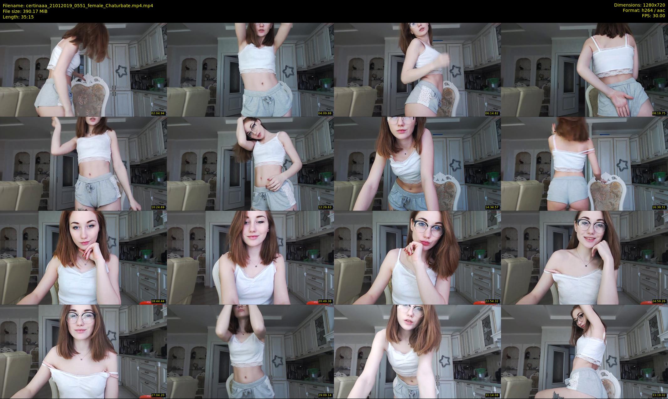certinaaa — 36 minute Chaturbate female cam show recording, 720p, Jan 21, 2019