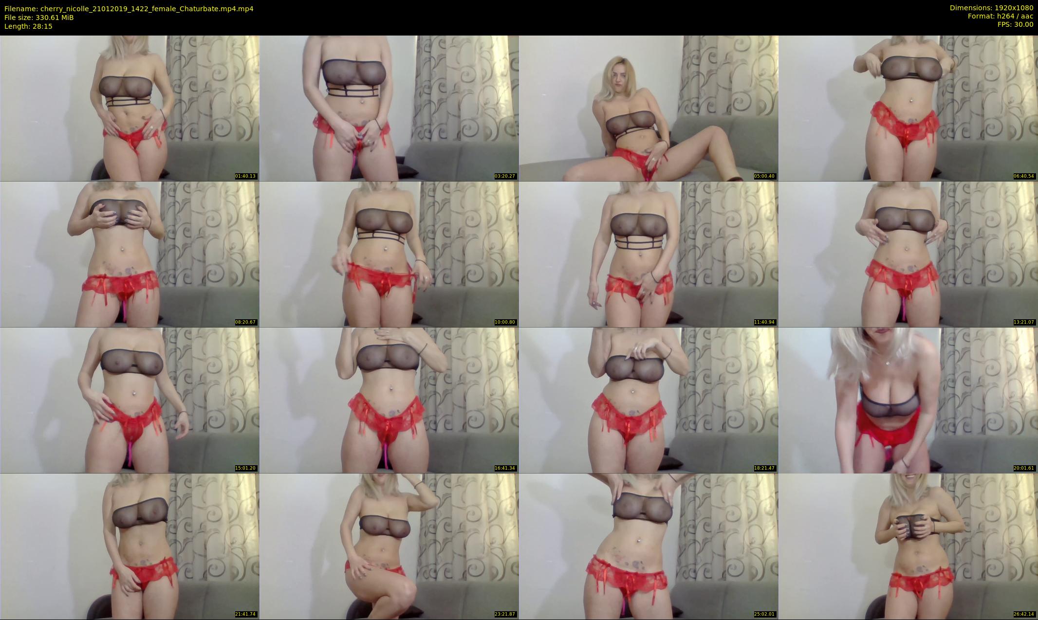 cherry_nicolle — 29 minute Chaturbate female cam show recording, 1080p, Jan 21, 2019