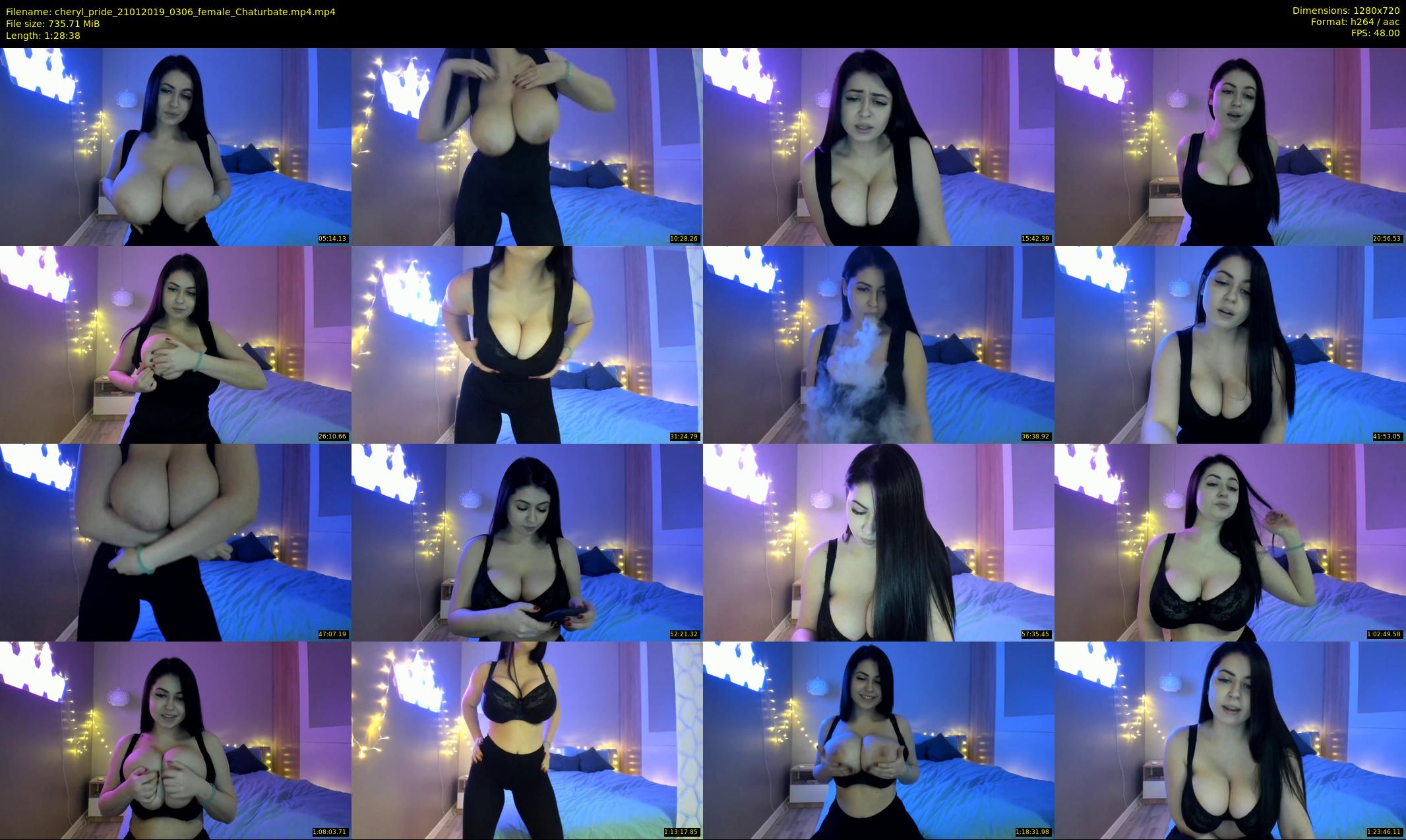 cheryl_pride — 89 minute Chaturbate female cam show recording, 720p, Jan 21, 2019