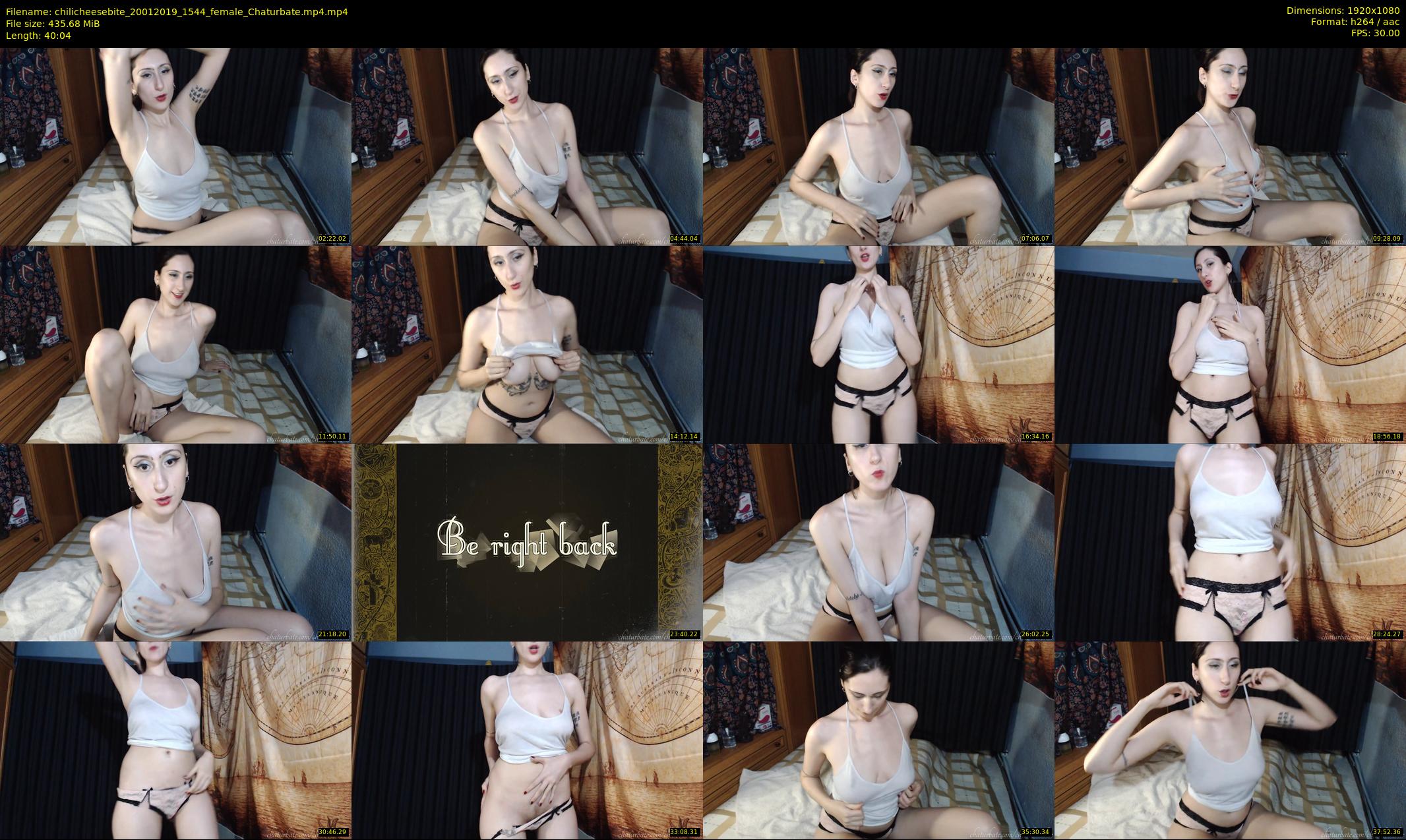 chilicheesebite — 41 minute Chaturbate female cam show recording, 1080p, Jan 20, 2019