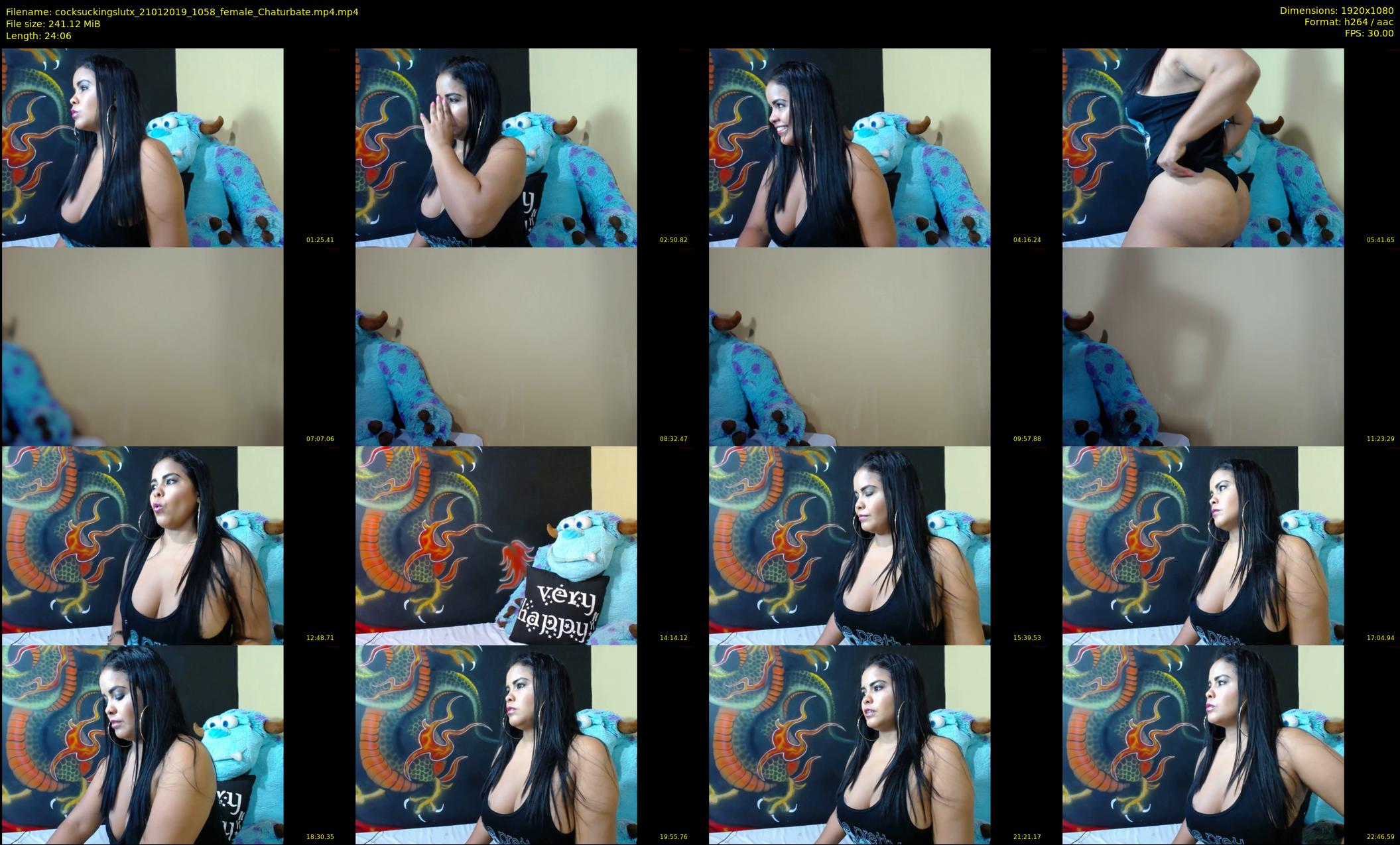 cocksuckingslutx — 25 minute Chaturbate female cam show recording, 1080p, Jan 21, 2019