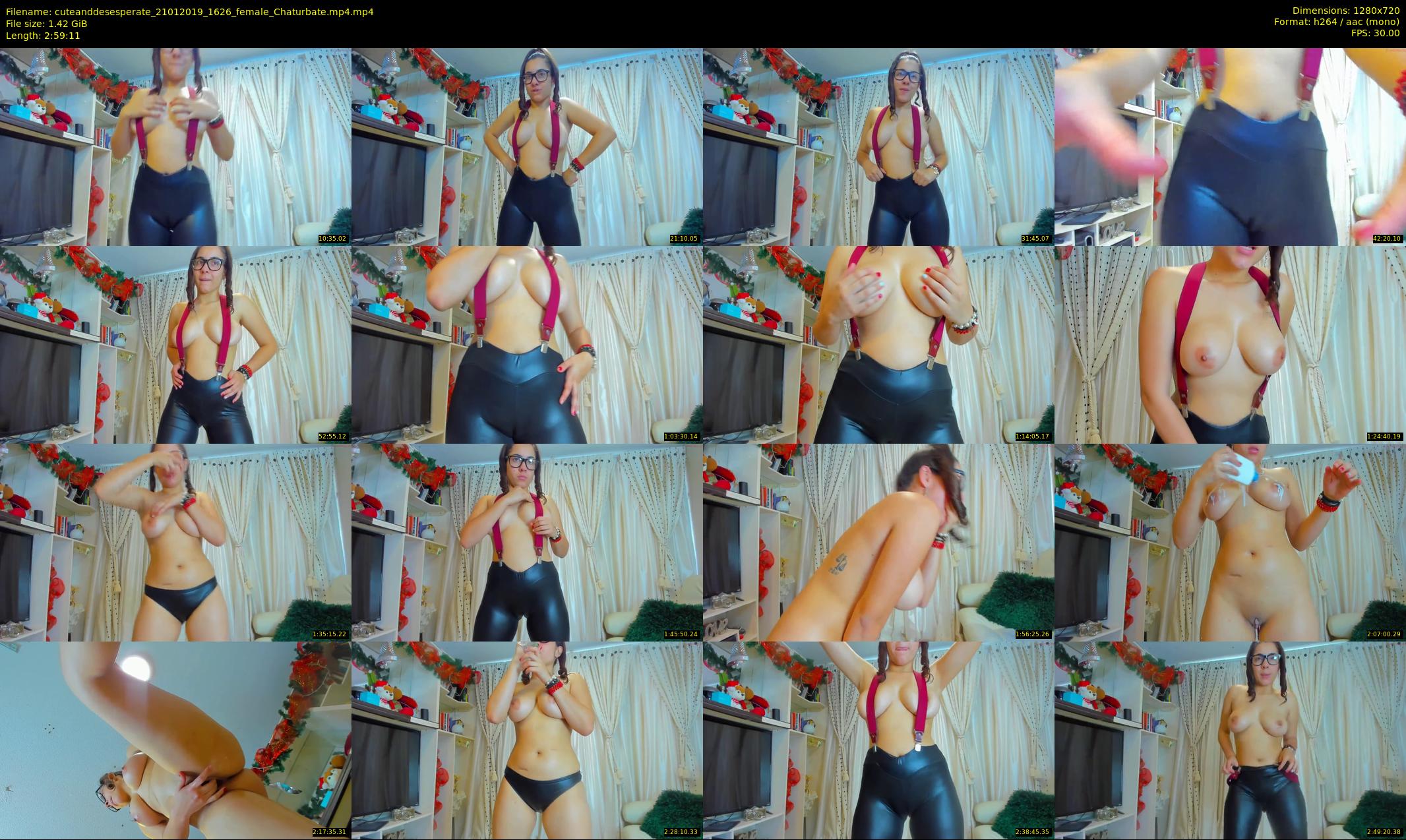 cuteanddesesperate — 180 minute Chaturbate female cam show recording, 720p, Jan 21, 2019