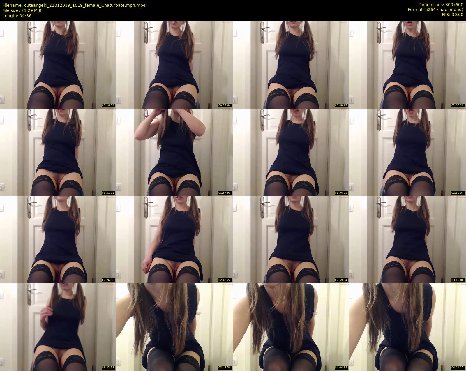 cuteangelx — 5 minute Chaturbate female cam show recording, 480p, Jan 21, 2019