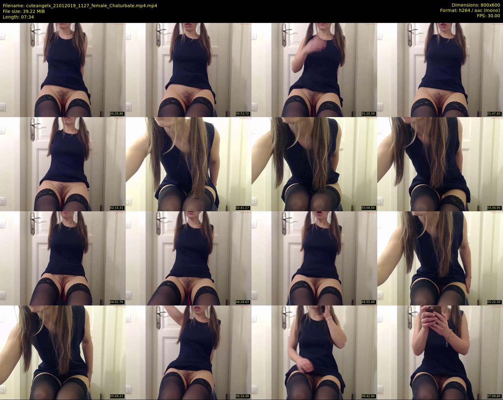 cuteangelx — 8 minute Chaturbate female cam show recording, 480p, Jan 21, 2019