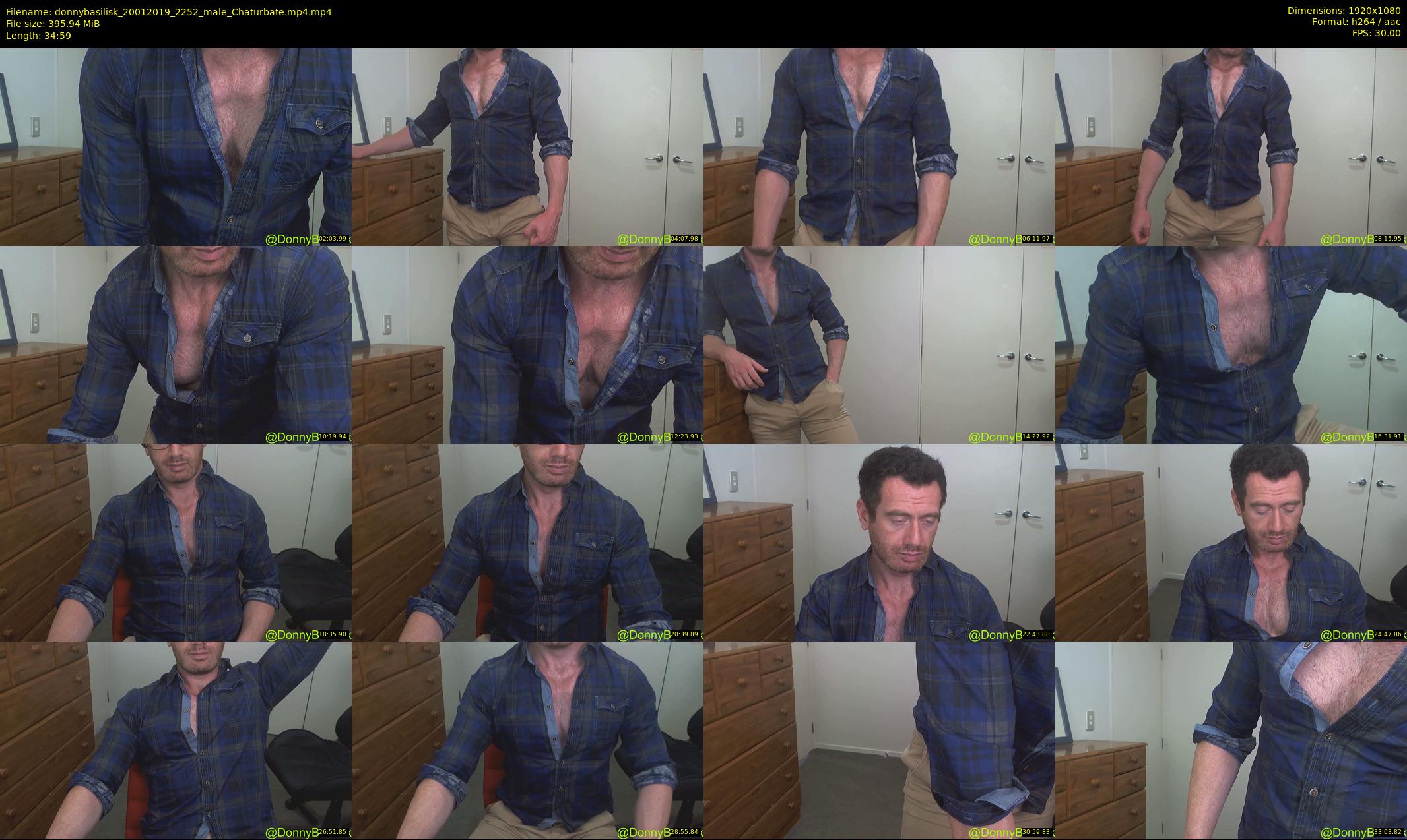 donnybasilisk — 35 minute Chaturbate male cam show recording, 1080p, Jan 20, 2019