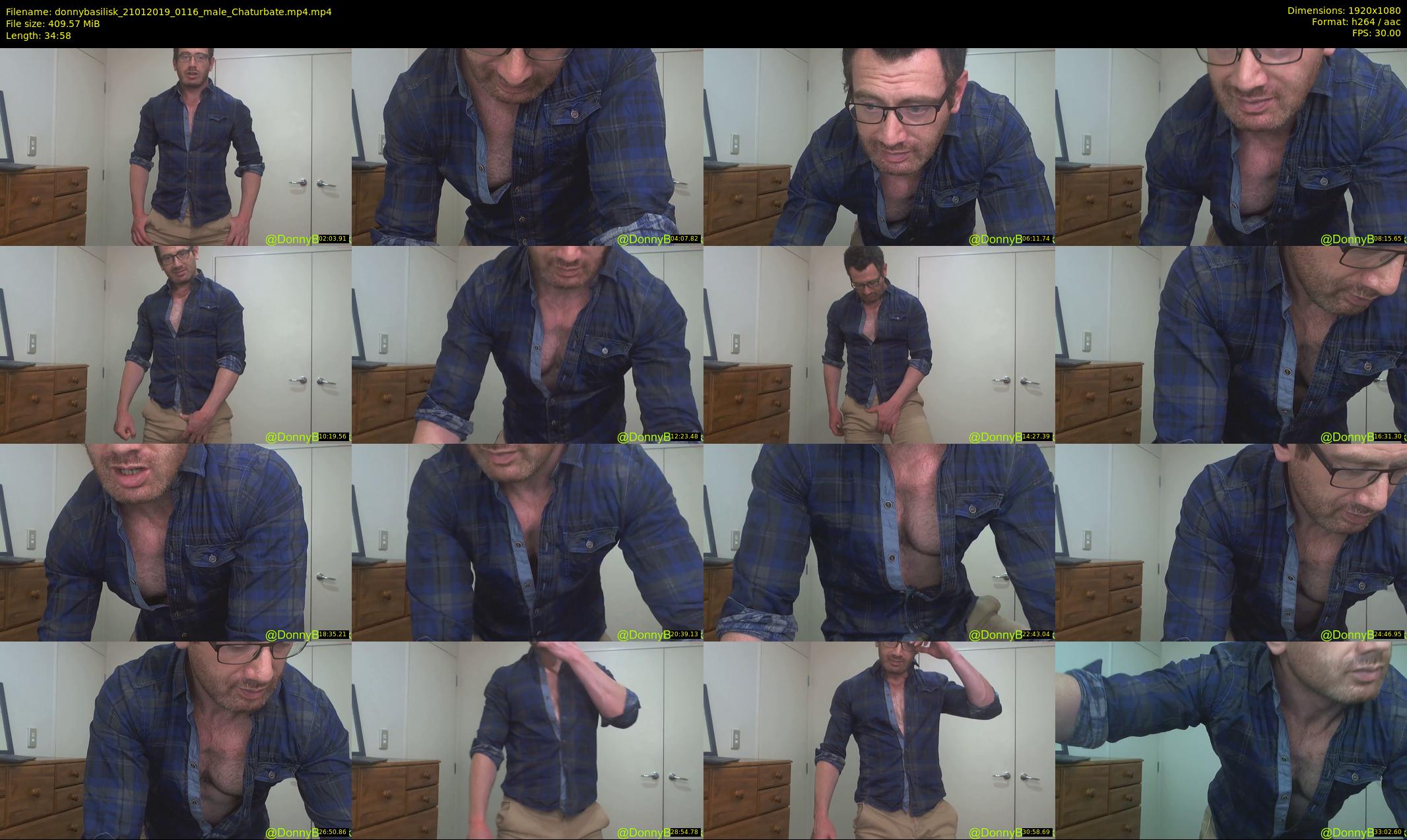 donnybasilisk — 35 minute Chaturbate male cam show recording, 1080p, Jan 21, 2019