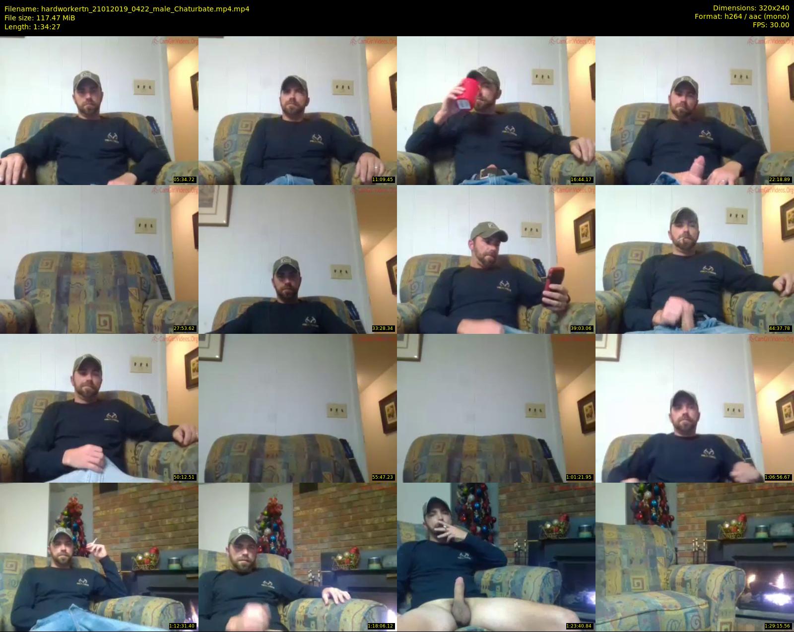 hardworkertn — 95 minute Chaturbate male cam show recording, SD, Jan 21, 2019