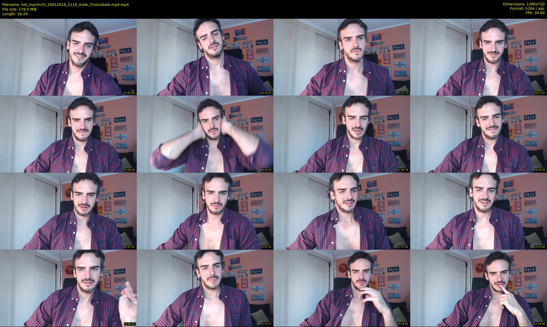hot_martin25 — 19 minute Chaturbate male cam show recording, 720p, Jan 20, 2019