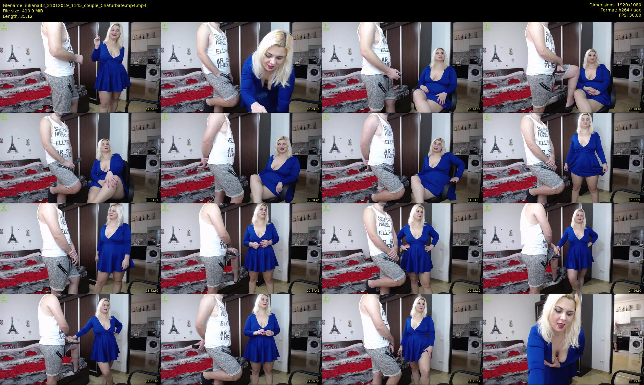 iuliana32 — 36 minute Chaturbate couple cam show recording, 1080p, Jan 21, 2019