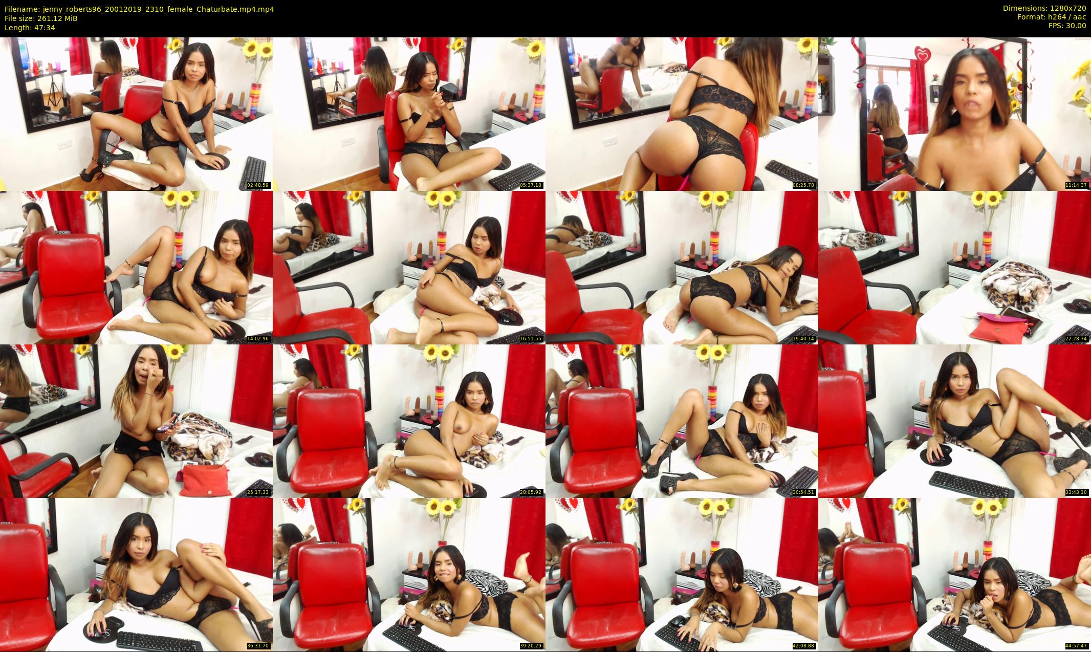 jenny_roberts96 — 48 minute Chaturbate female cam show recording, 720p, Jan 20, 2019