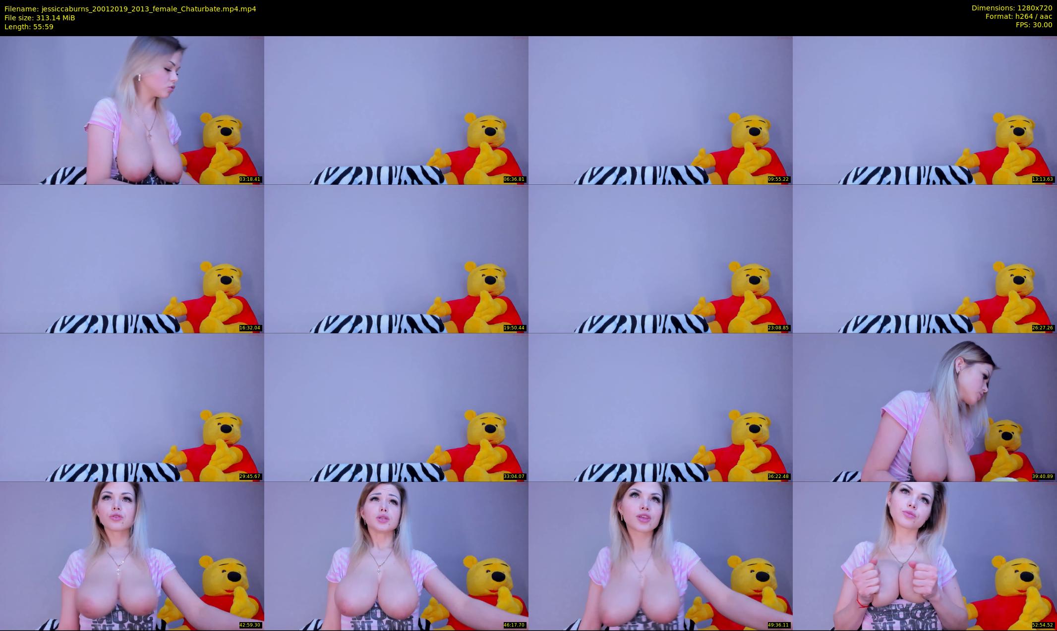 jessiccaburns — 56 minute Chaturbate female cam show recording, 720p, Jan 20, 2019