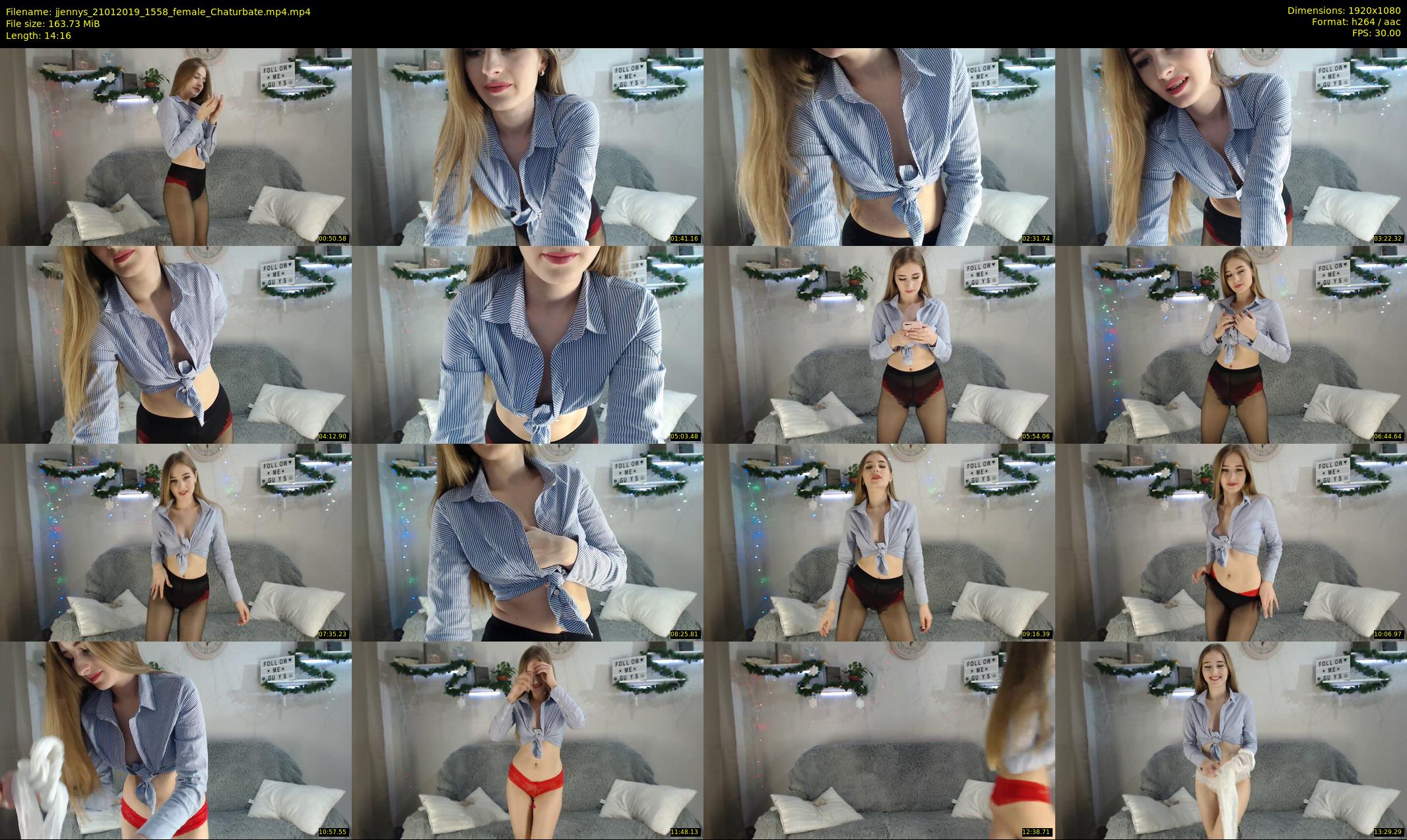 jjennys — 15 minute Chaturbate female cam show recording, 1080p, Jan 21, 2019