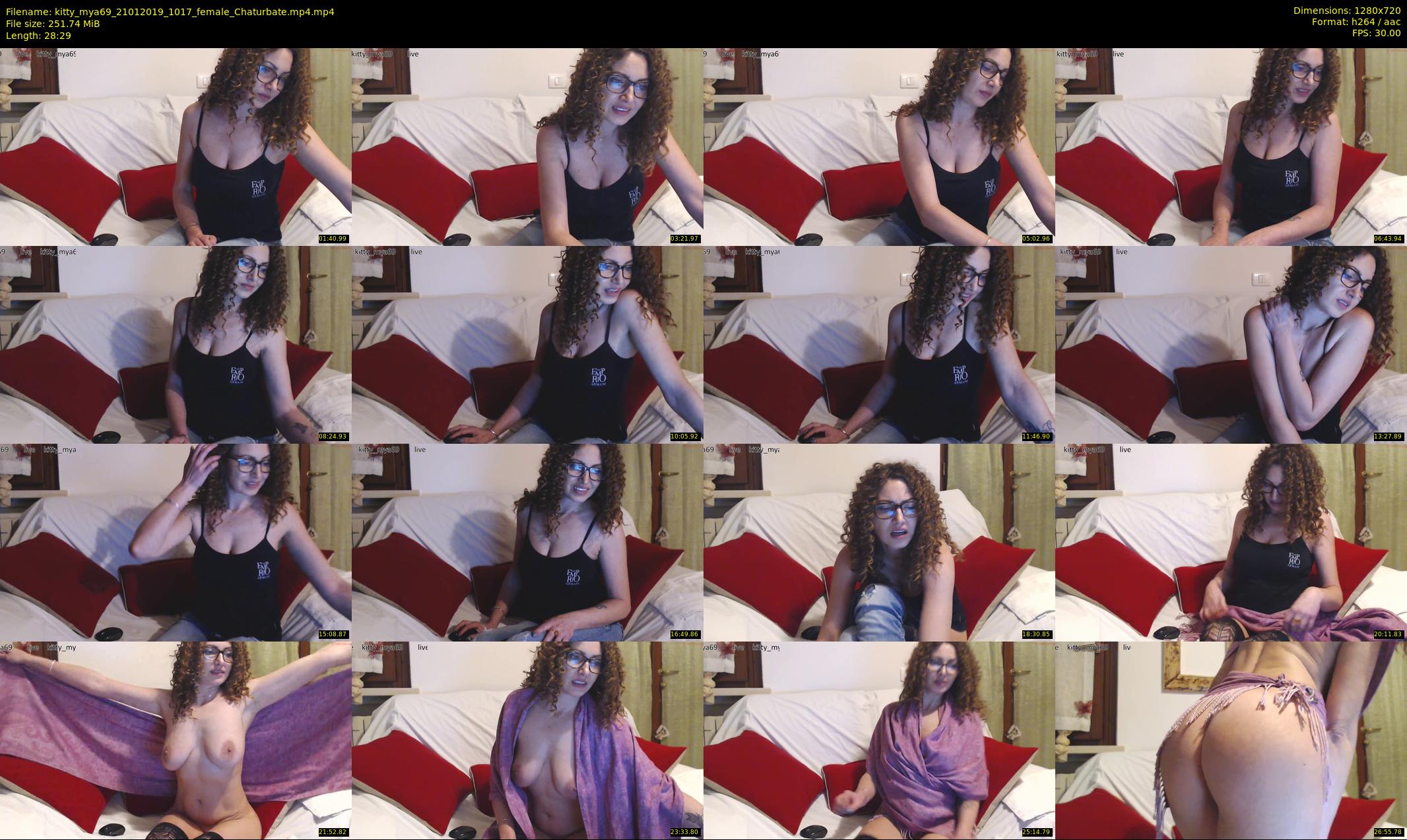 kitty_mya69 — 29 minute Chaturbate female cam show recording, 720p, Jan 21, 2019