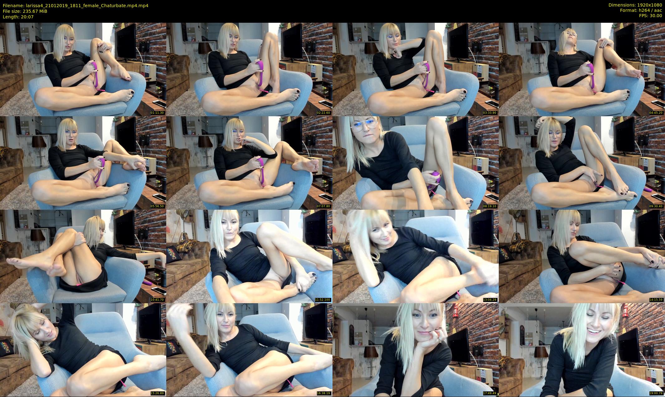 larissa4 — 21 minute Chaturbate female cam show recording, 1080p, Jan 21, 2019