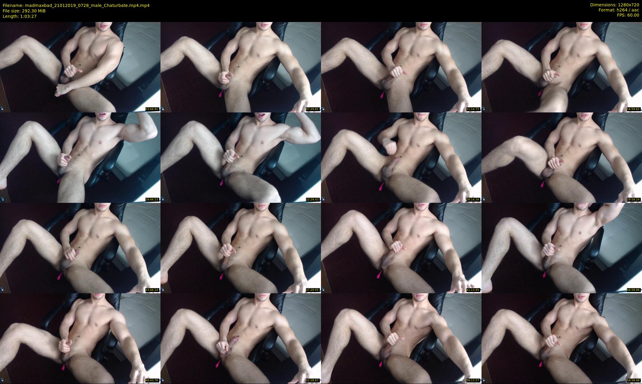 madmaxbad — 64 minute Chaturbate male cam show recording, 720p, Jan 21, 2019