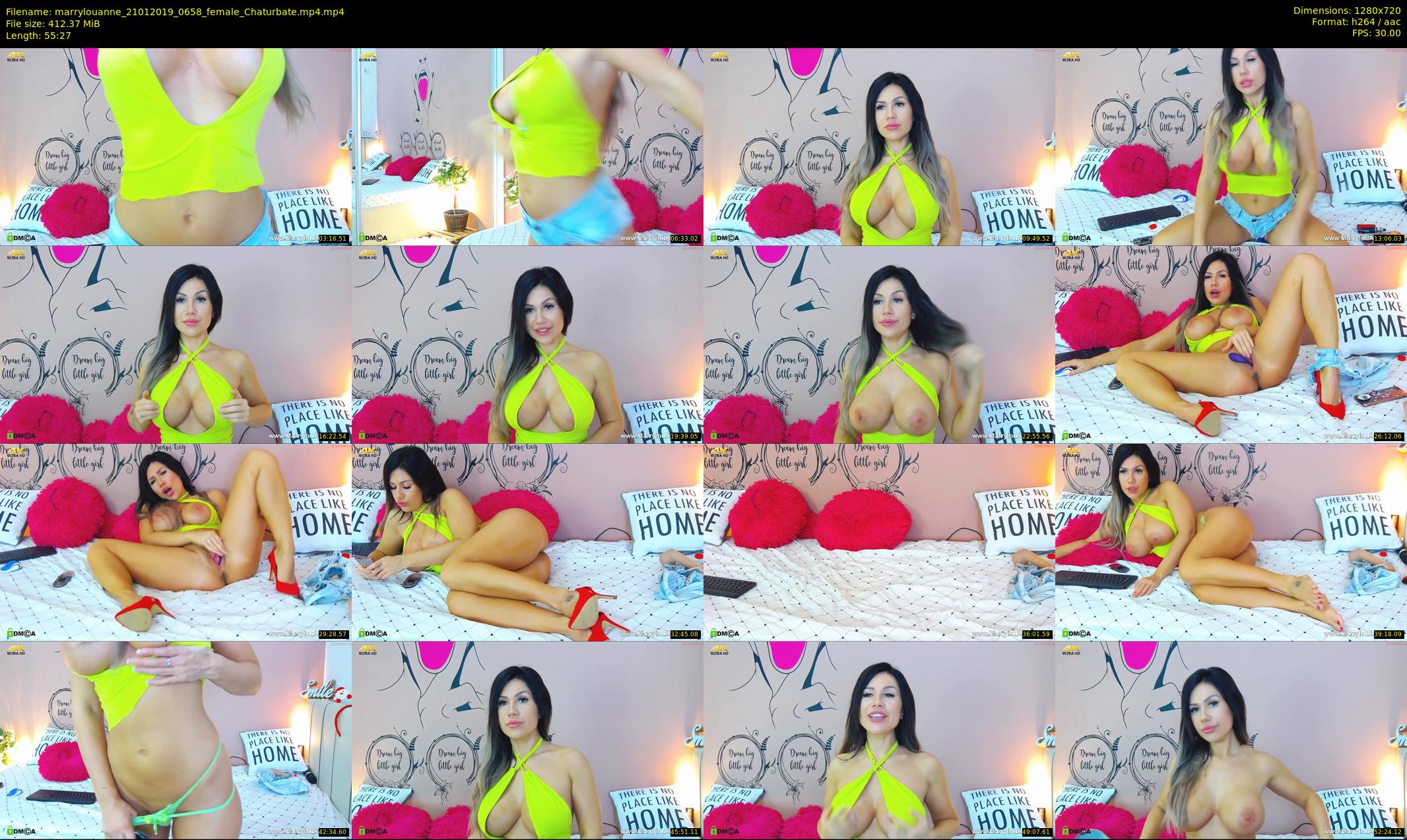 marrylouanne — 56 minute Chaturbate female cam show recording, 720p, Jan 21, 2019