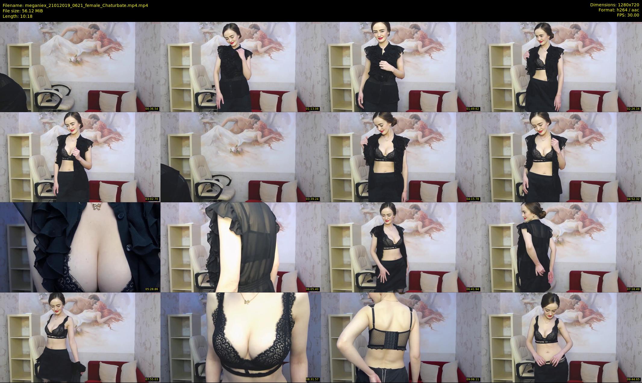 meganiex — 11 minute Chaturbate female cam show recording, 720p, Jan 21, 2019