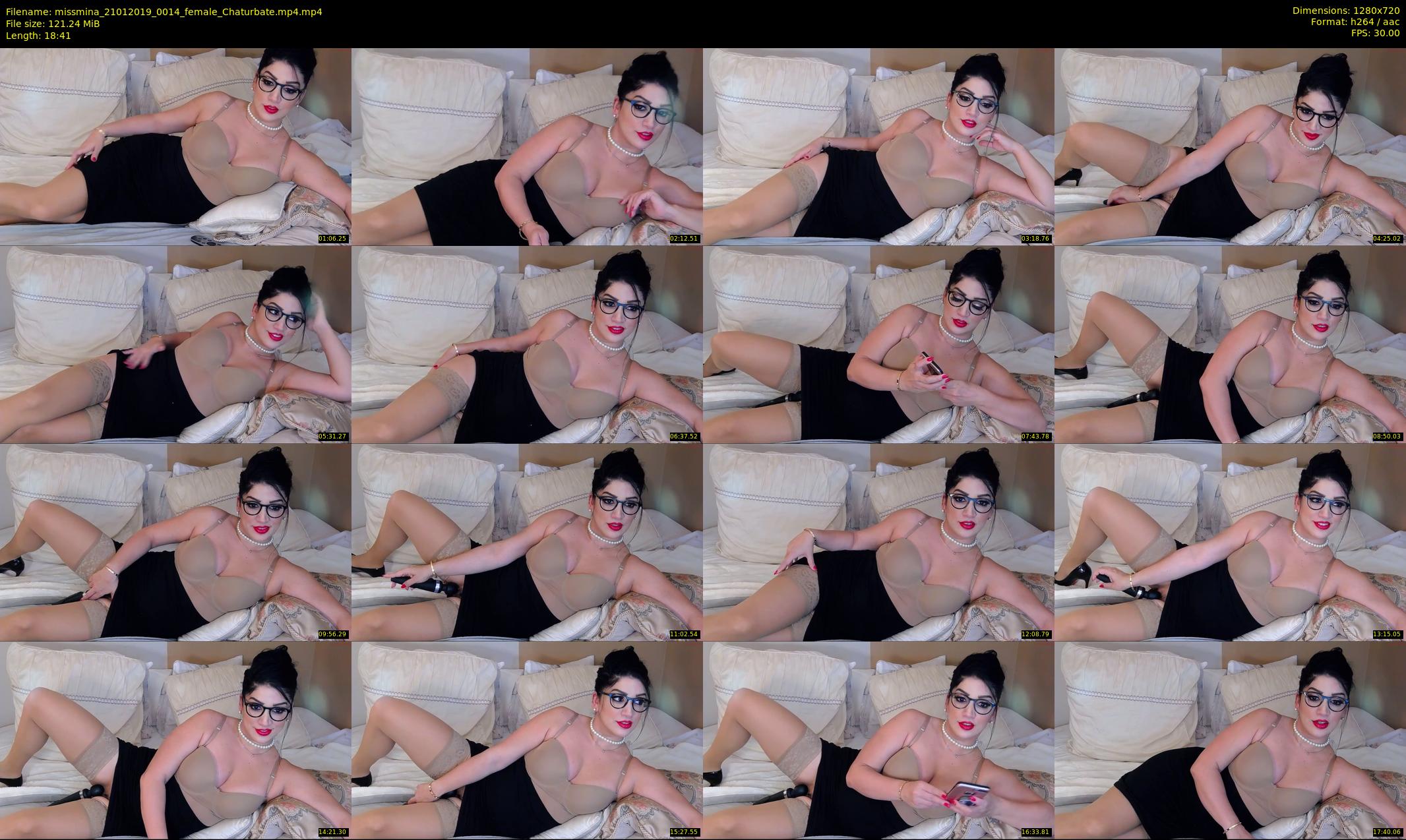 missmina — 19 minute Chaturbate female cam show recording, 720p, Jan 21, 2019