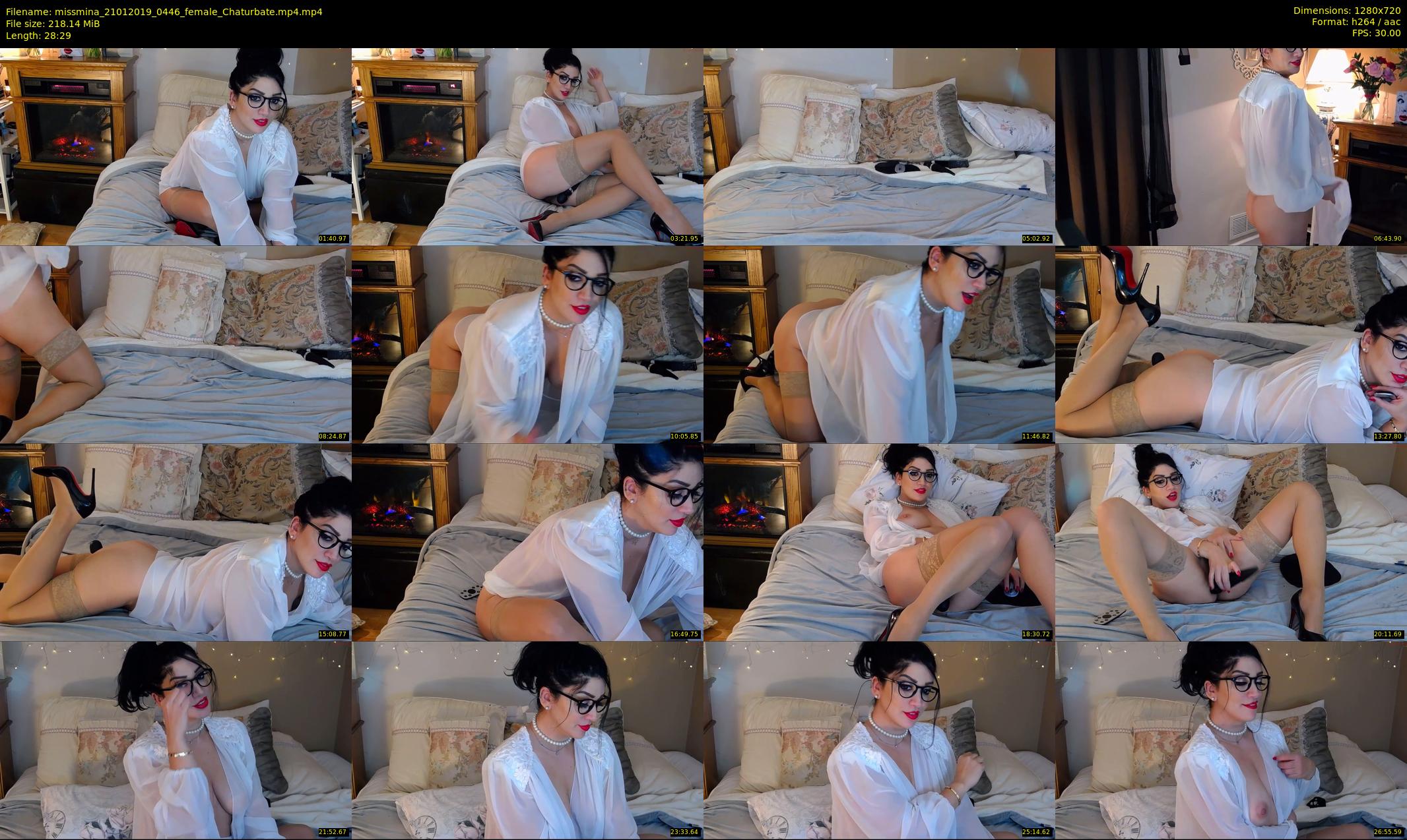 missmina — 29 minute Chaturbate female cam show recording, 720p, Jan 21, 2019
