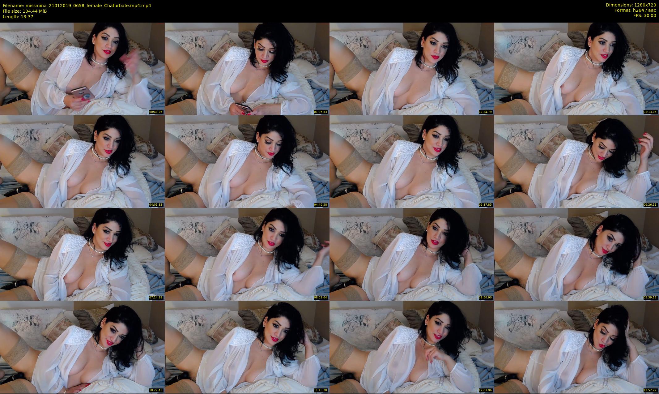 missmina — 14 minute Chaturbate female cam show recording, 720p, Jan 21, 2019