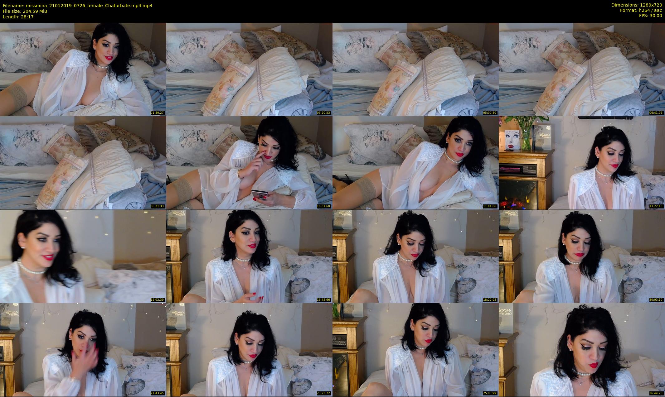missmina — 29 minute Chaturbate female cam show recording, 720p, Jan 21, 2019