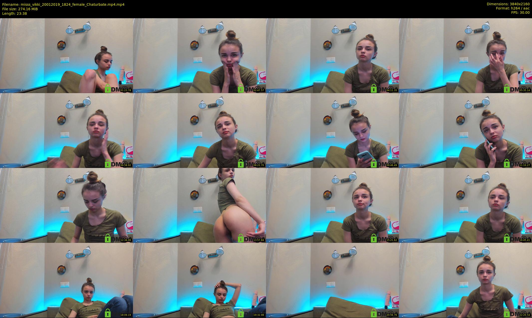 misss_vikki — 24 minute Chaturbate female cam show recording, 4K, Jan 20, 2019