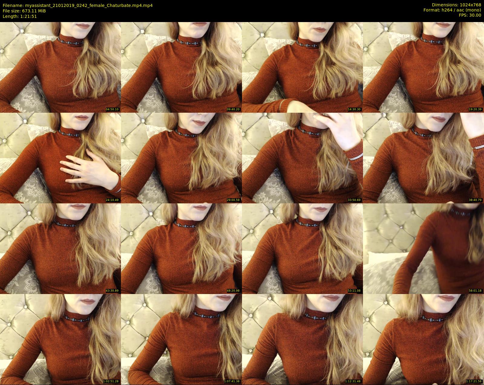 myassistant — 82 minute Chaturbate female cam show recording, 720p, Jan 21, 2019