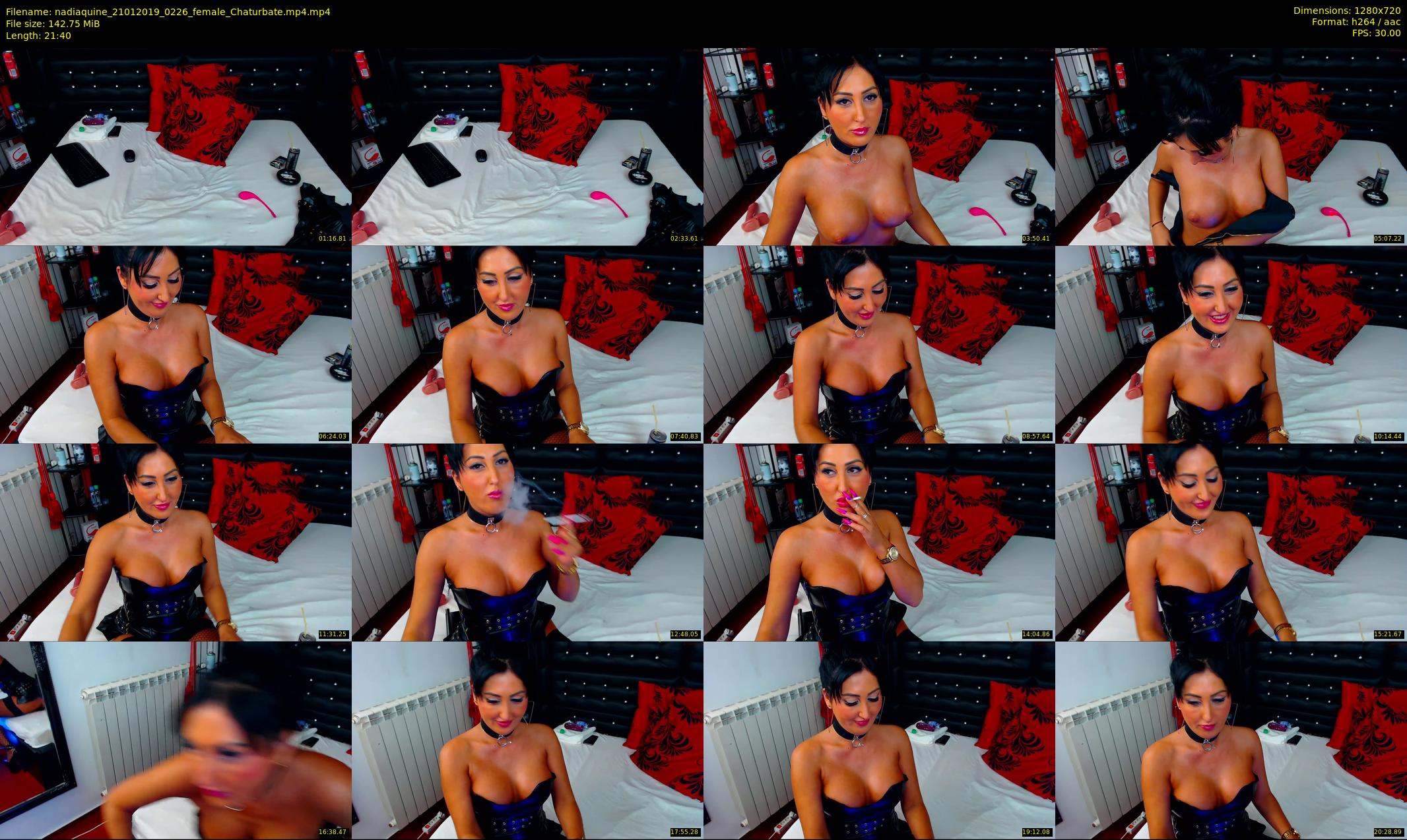 nadiaquine — 22 minute Chaturbate female cam show recording, 720p, Jan 21, 2019