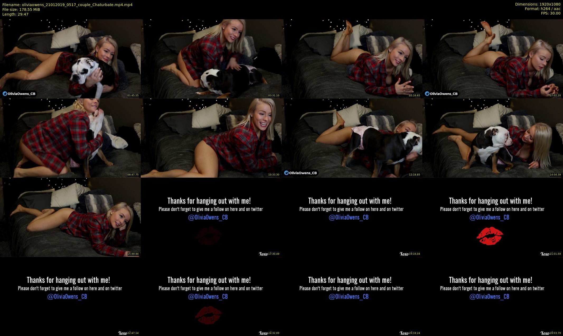 oliviaowens — 30 minute Chaturbate female cam show recording, 1080p, Jan 21, 2019