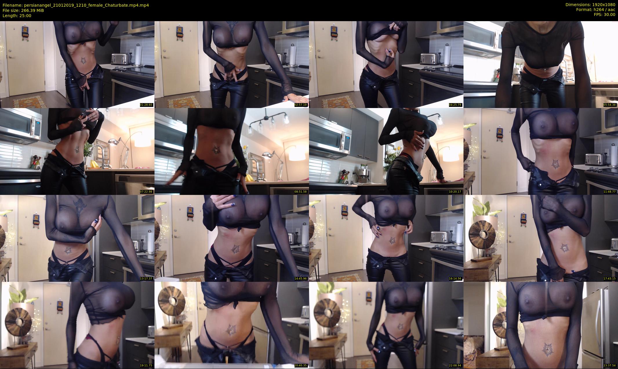 persianangel — 25 minute Chaturbate female cam show recording, 1080p, Jan 21, 2019