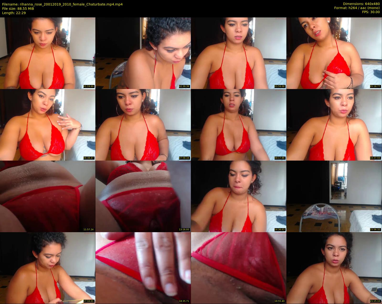 rihanna_rose — 23 minute Chaturbate female cam show recording, 480p, Jan 20, 2019