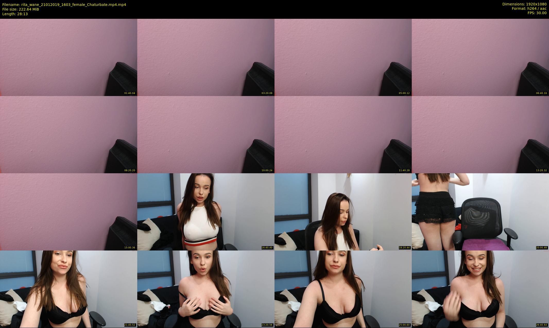 rita_wane — 29 minute Chaturbate female cam show recording, 1080p, Jan 21, 2019