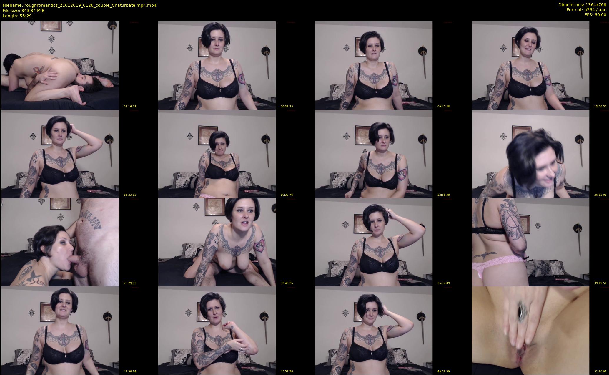 roughromantics — 56 minute Chaturbate couple cam show recording, 720p, Jan 21, 2019