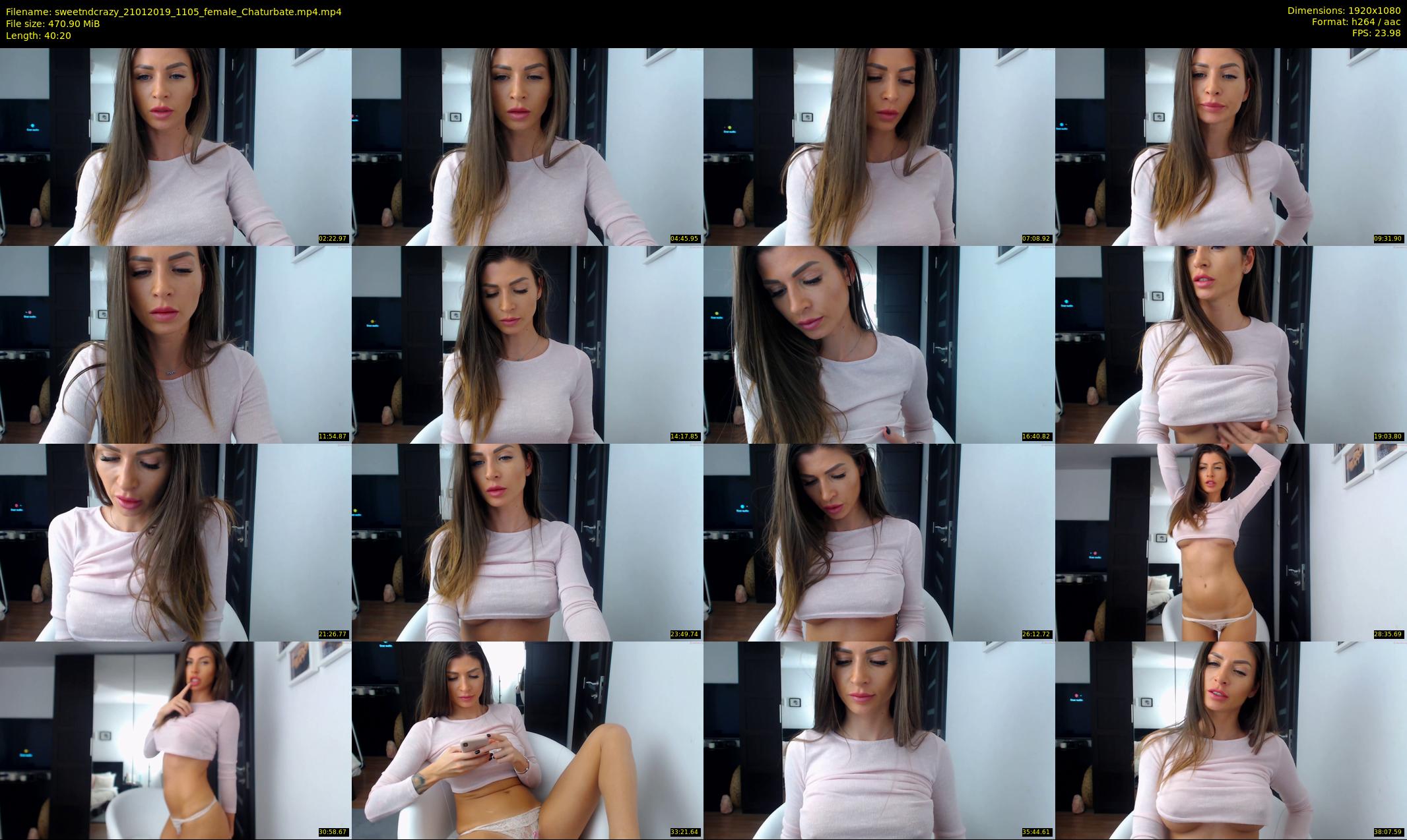 sweetndcrazy — 41 minute Chaturbate female cam show recording, 1080p, Jan 21, 2019