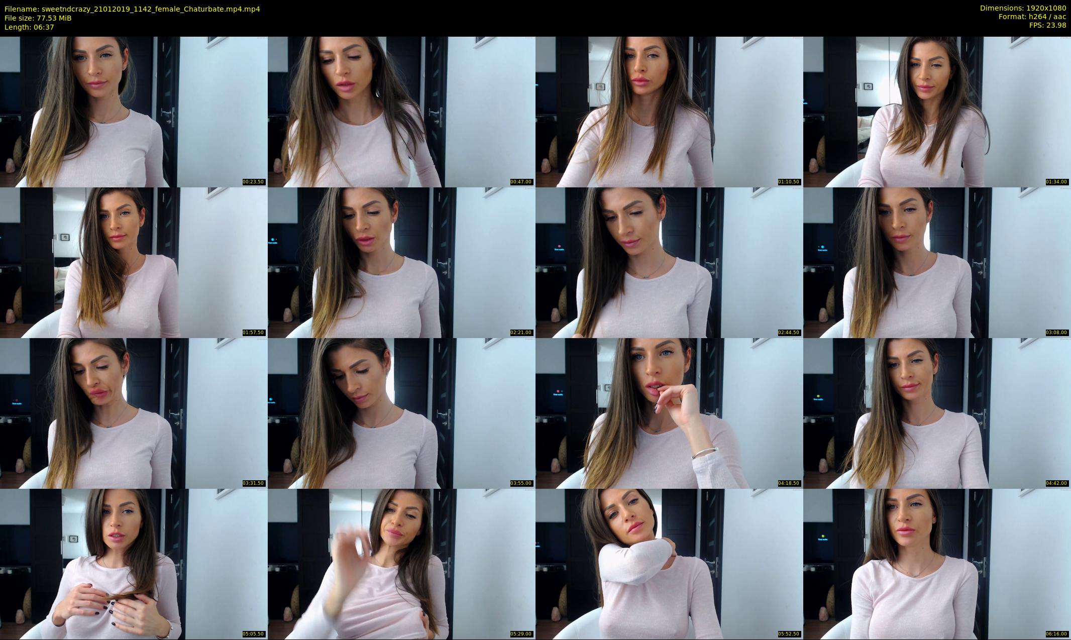 sweetndcrazy — 7 minute Chaturbate female cam show recording, 1080p, Jan 21, 2019