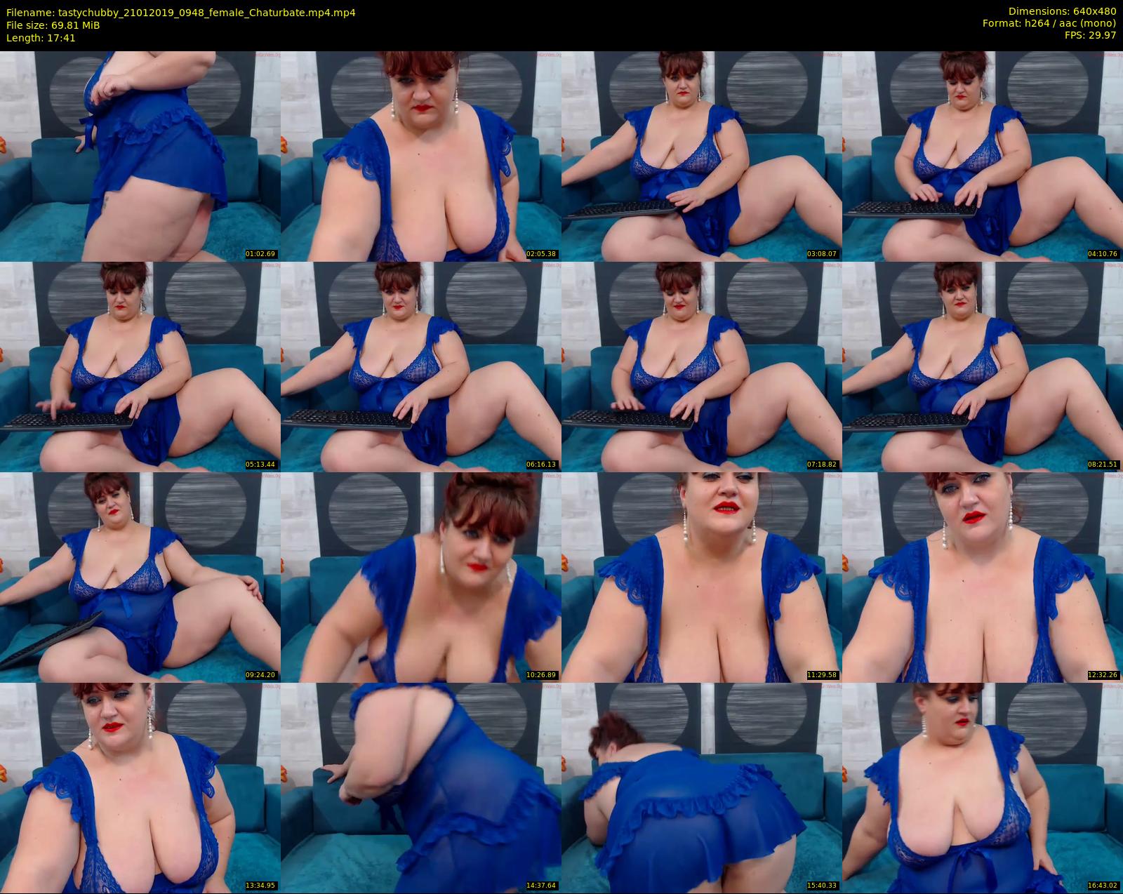 tastychubby — 18 minute Chaturbate female cam show recording, 480p, Jan 21, 2019