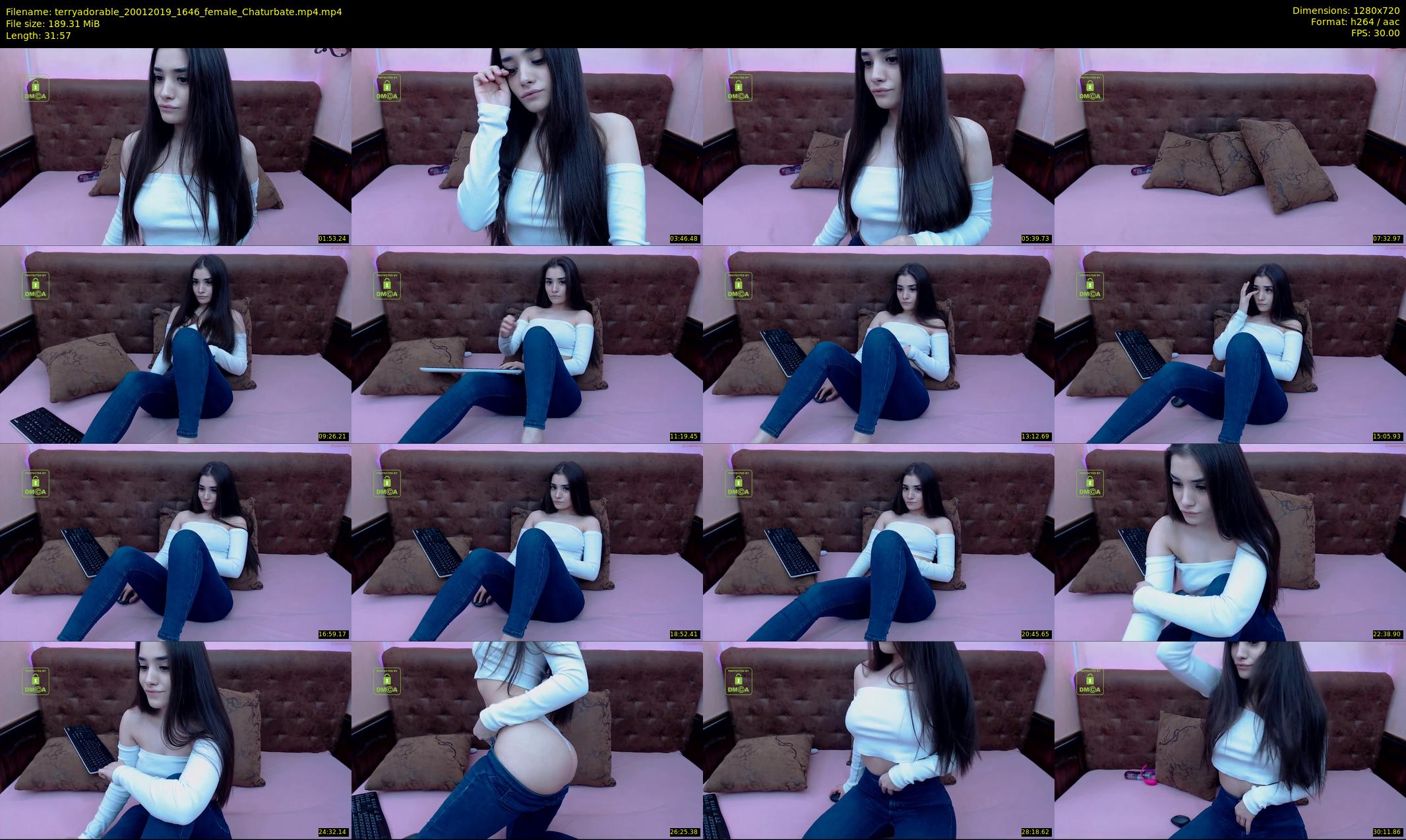 terryadorable — 32 minute Chaturbate female cam show recording, 720p, Jan 20, 2019