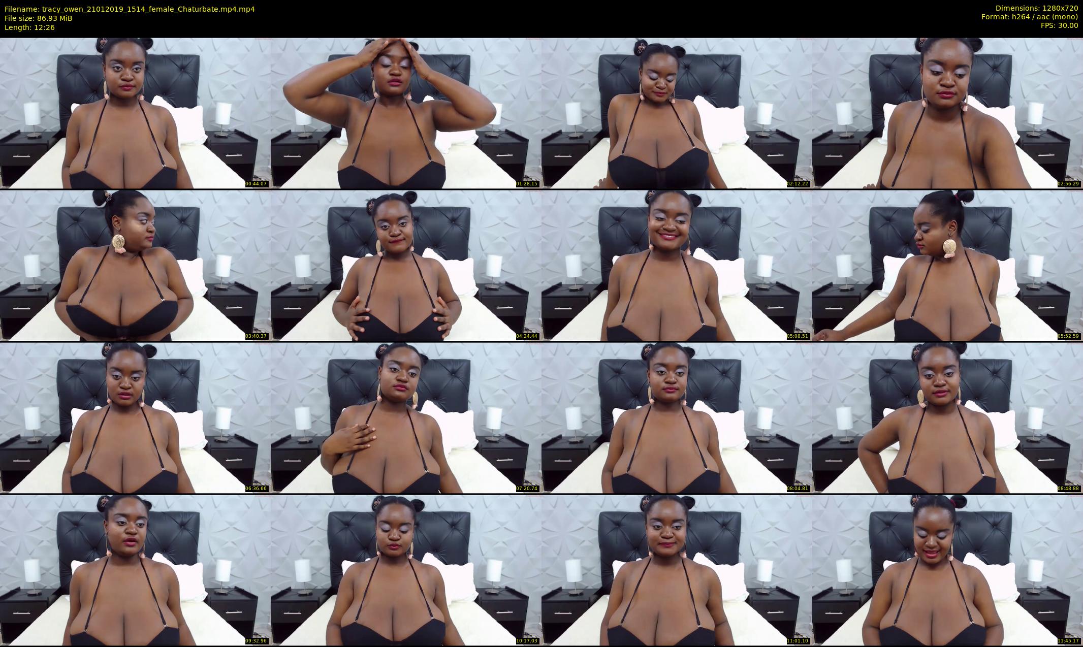 tracy_owen — 13 minute Chaturbate female cam show recording, 720p, Jan 21, 2019