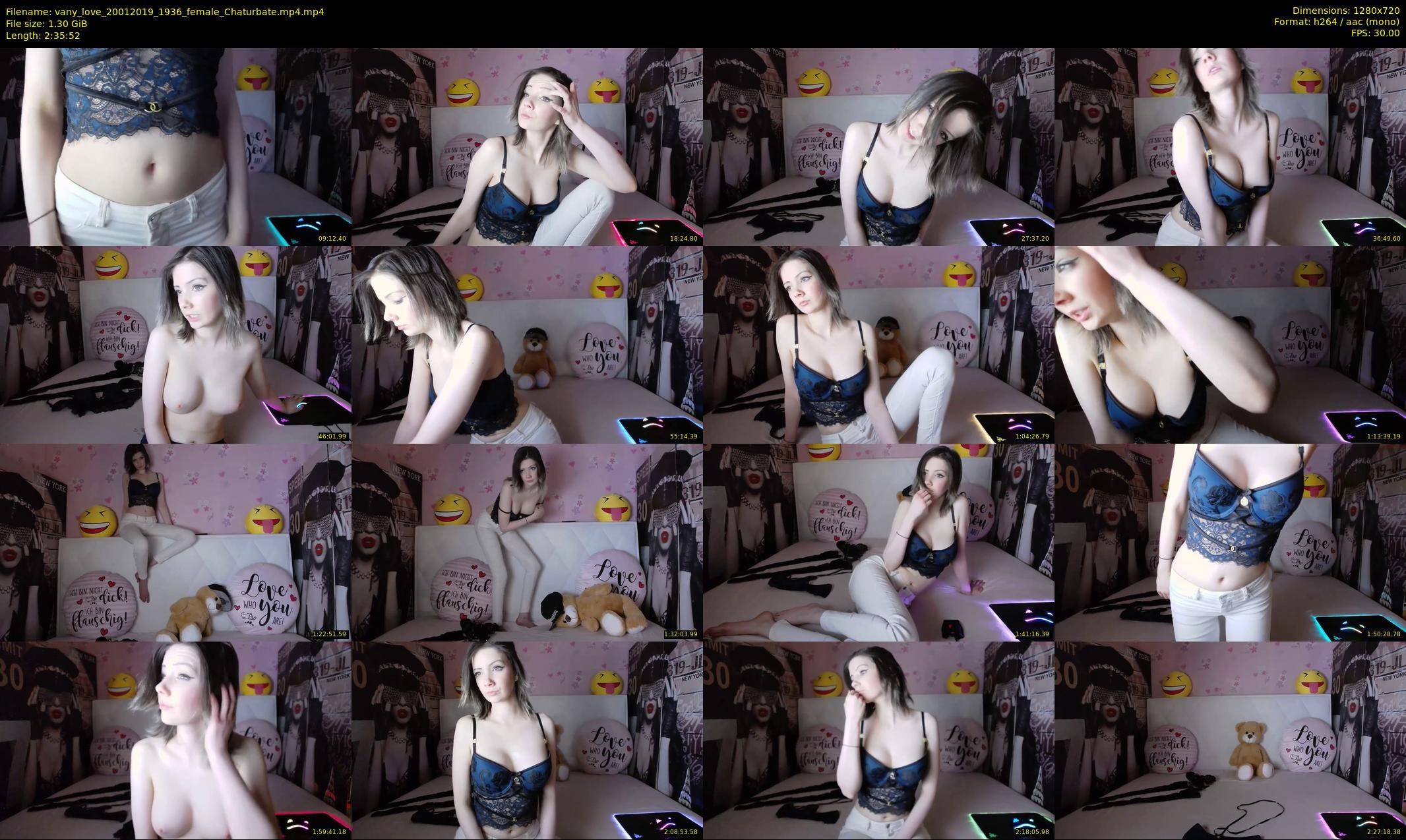 vany_love — 156 minute Chaturbate female cam show recording, 720p, Jan 20, 2019