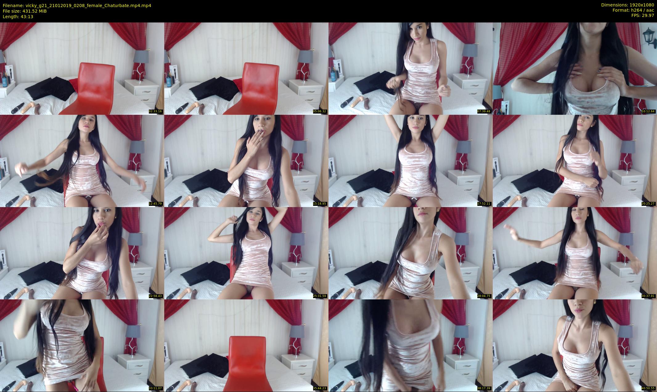 vicky_g21 — 44 minute Chaturbate female cam show recording, 1080p, Jan 21, 2019