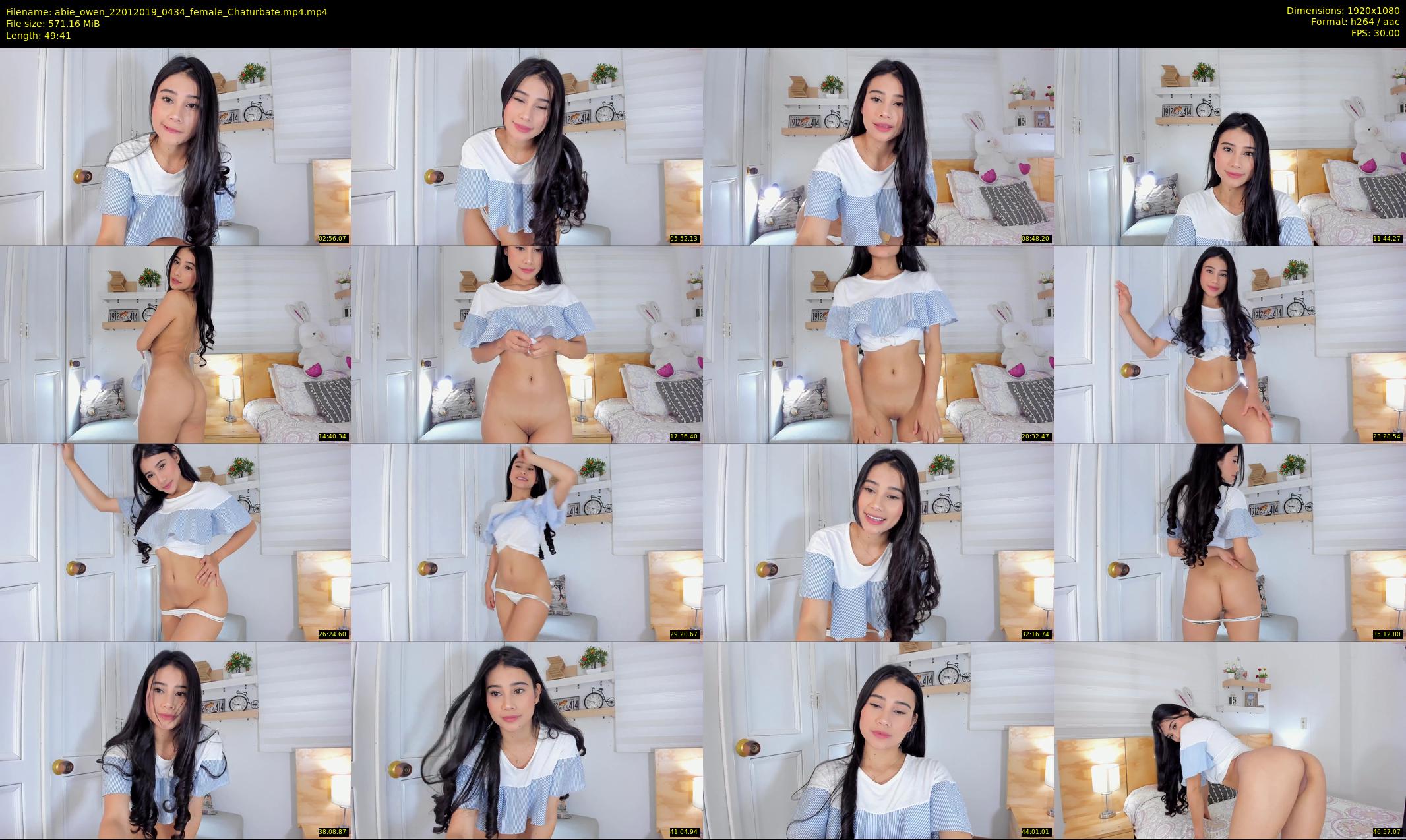abie_owen — 50 minute Chaturbate female cam show recording, 1080p, Jan 22, 2019