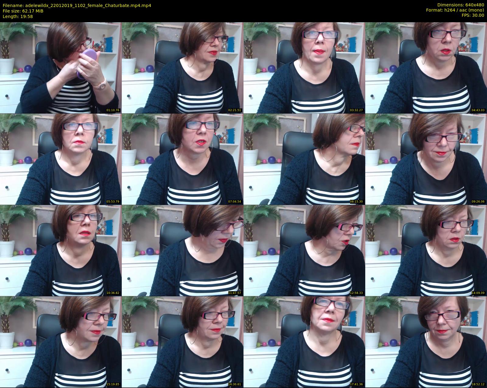 adelewildx — 20 minute Chaturbate female cam show recording, 480p, Jan 22, 2019