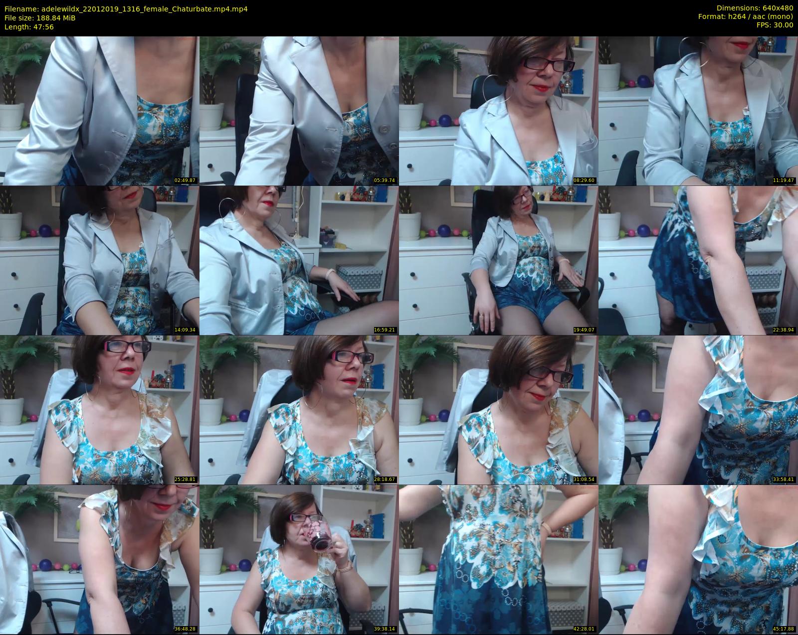 adelewildx — 48 minute Chaturbate female cam show recording, 480p, Jan 22, 2019