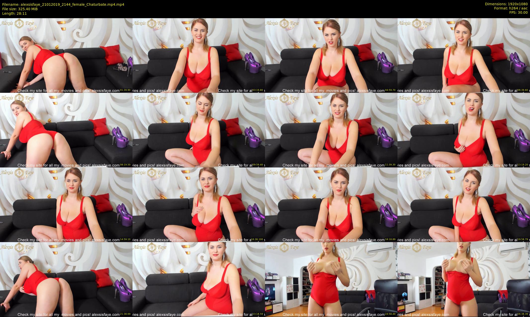 alexsisfaye — 29 minute Chaturbate female cam show recording, 1080p, Jan 21, 2019