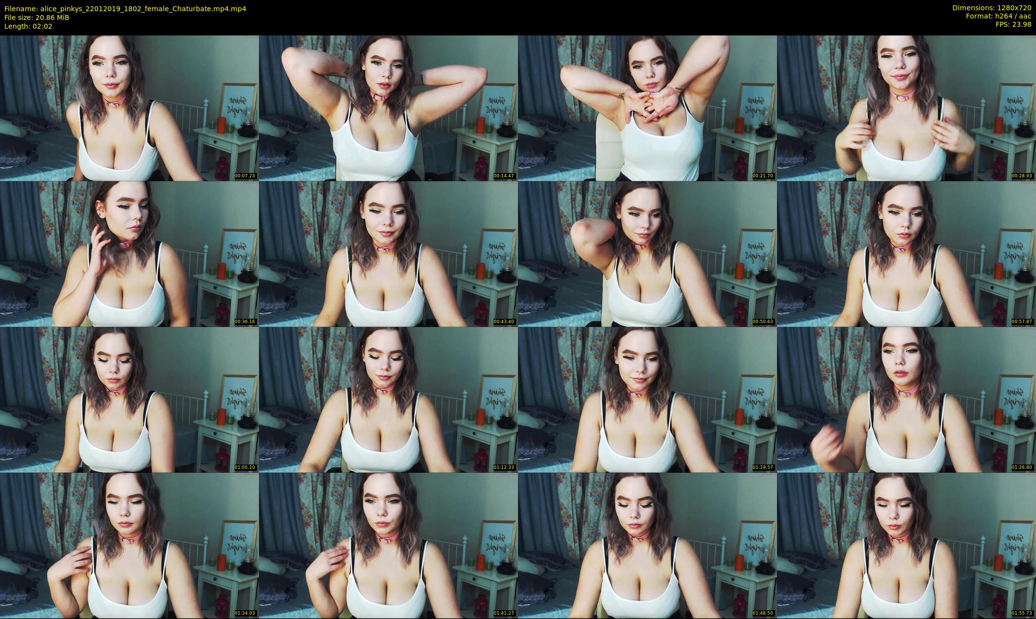 alice_pinkys — 3 minute Chaturbate female cam show recording, 720p, Jan 22, 2019