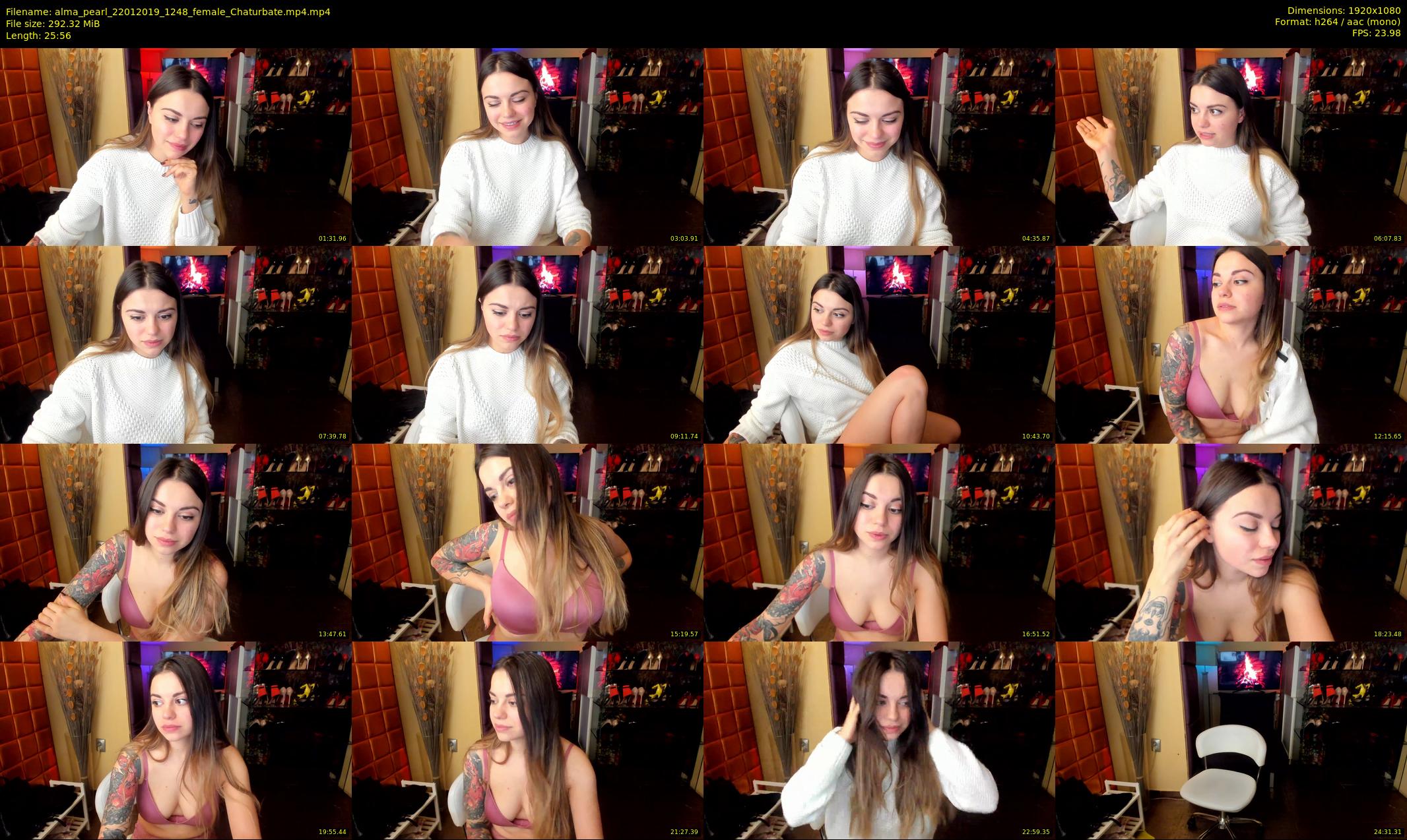 alma_pearl — 26 minute Chaturbate female cam show recording, 1080p, Jan 22, 2019