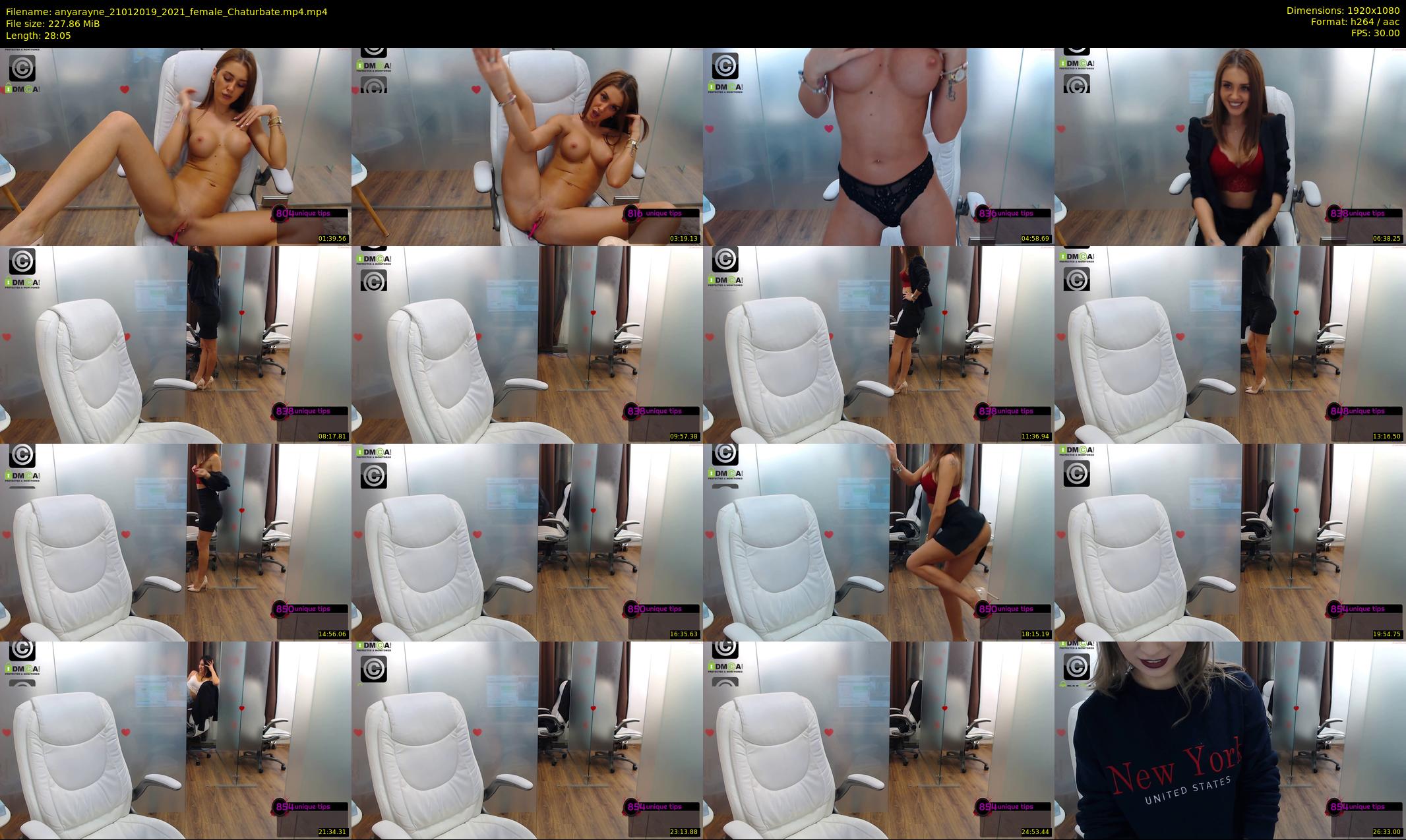anyarayne — 29 minute Chaturbate female cam show recording, 1080p, Jan 21, 2019